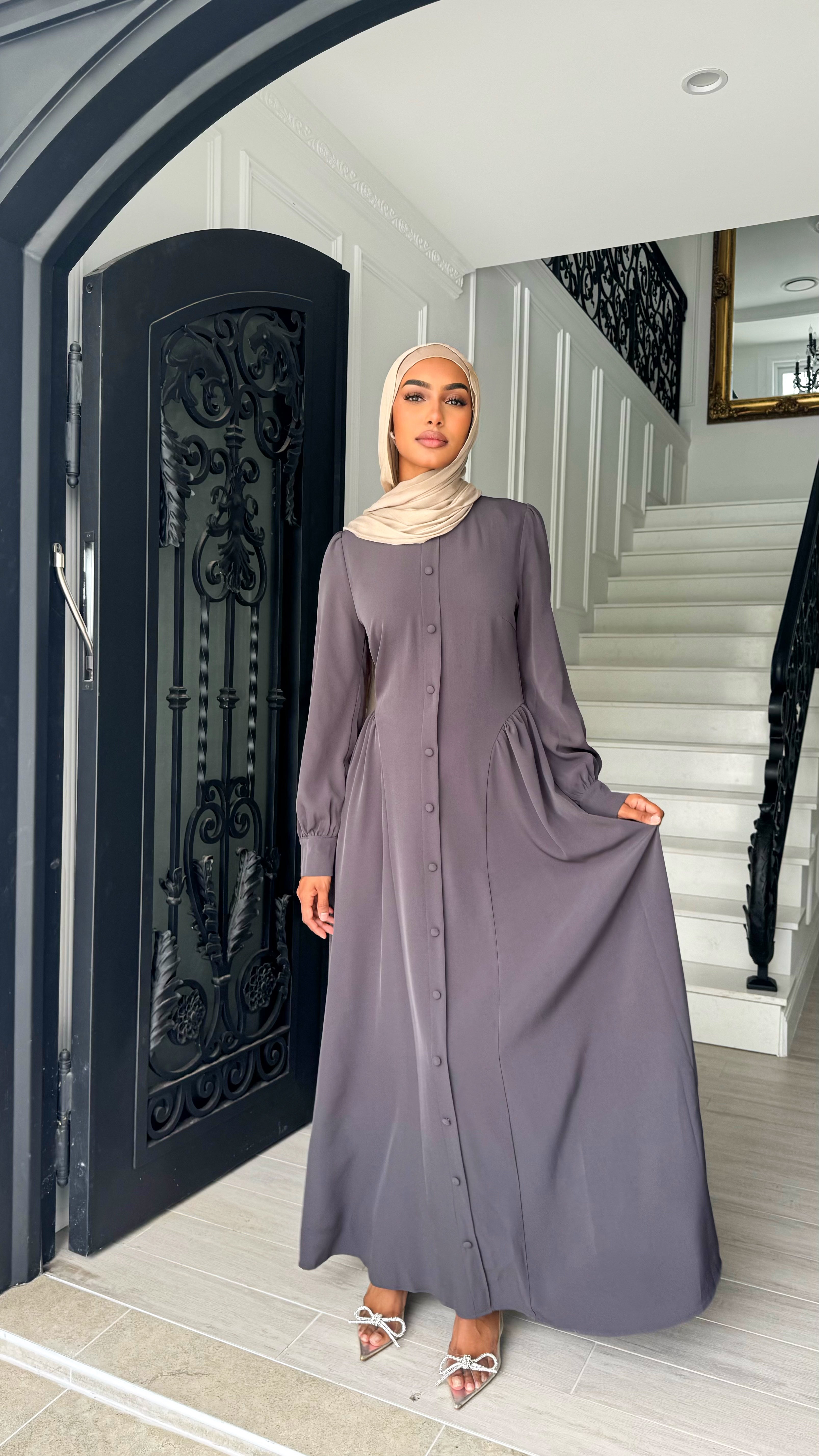Nadirah babydoll maxi