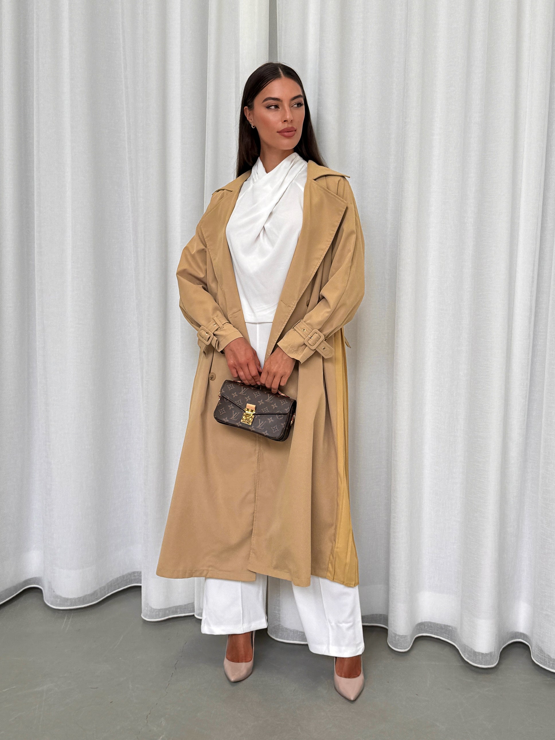 Miorah Pleat back trench