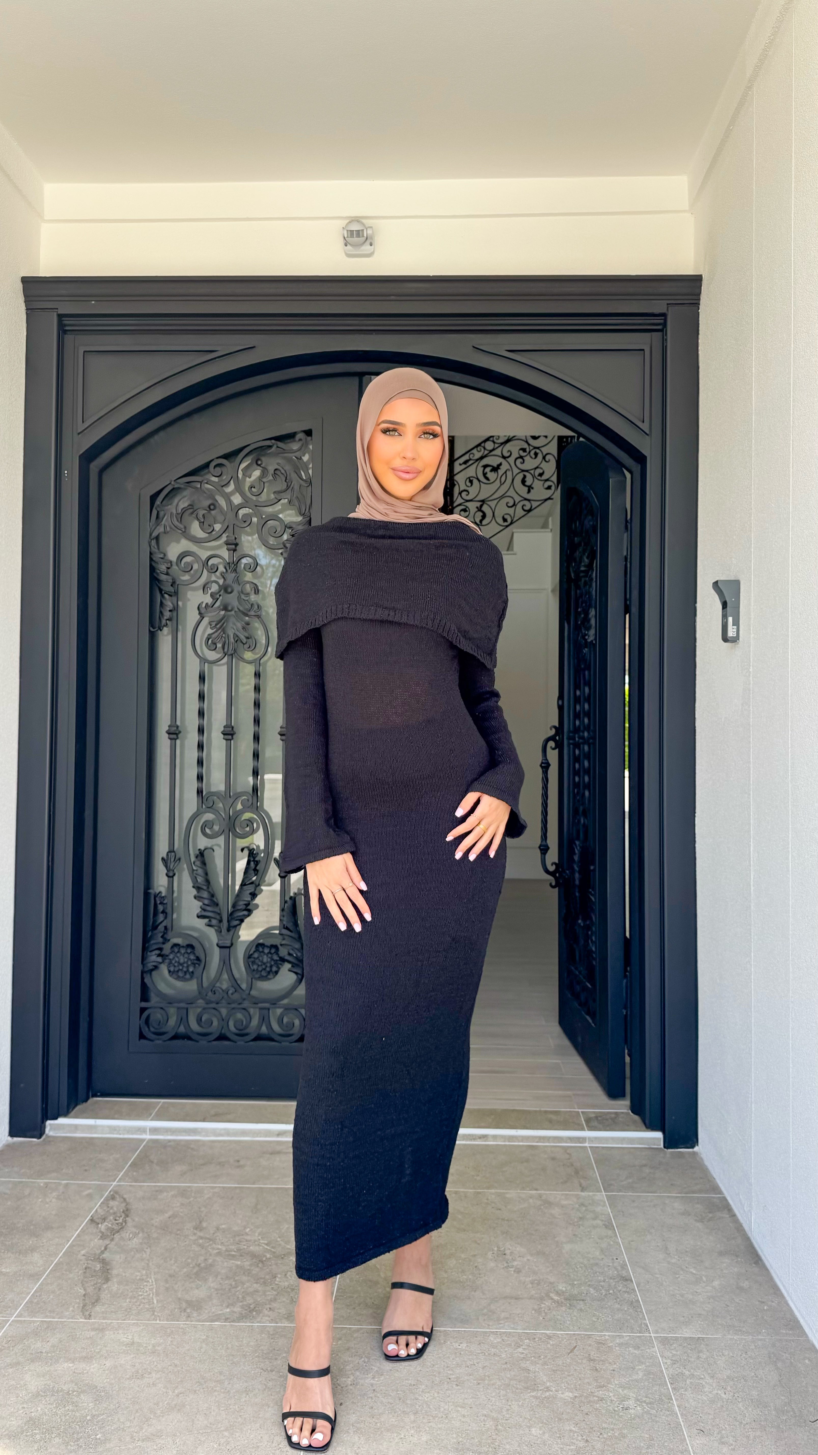 Glam off shoulder dress