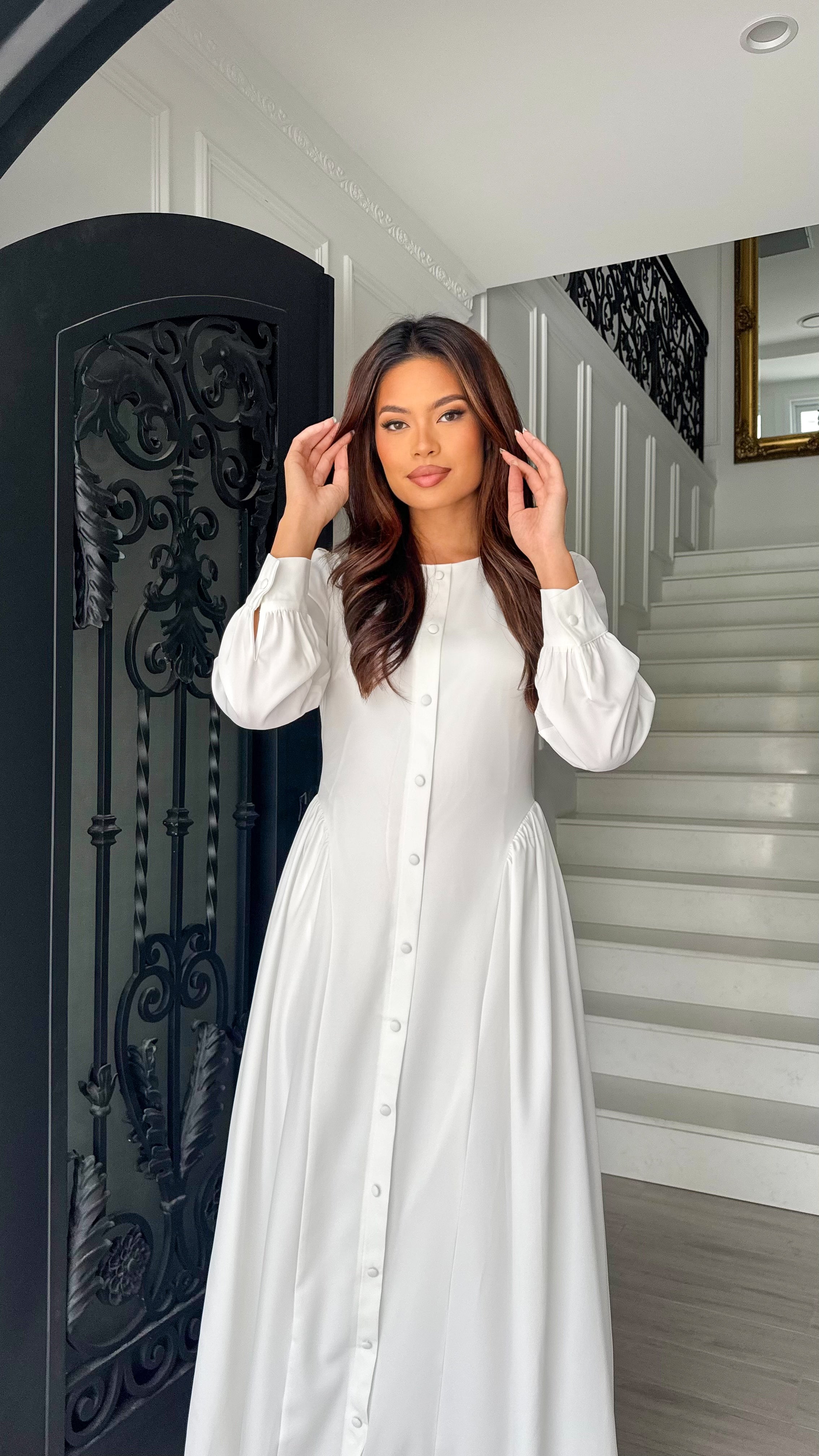 Nadirah babydoll maxi