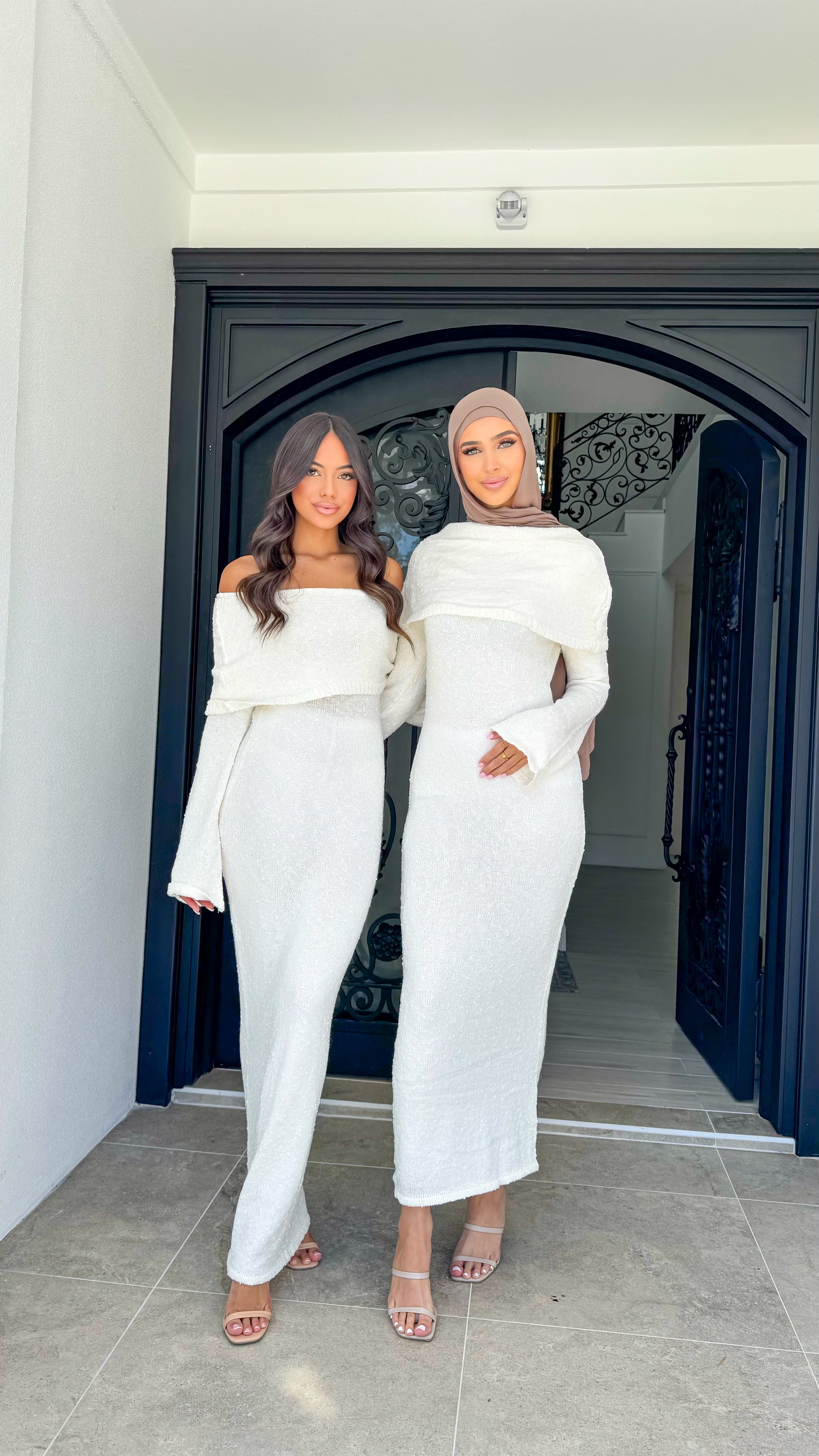 Glam off shoulder dress