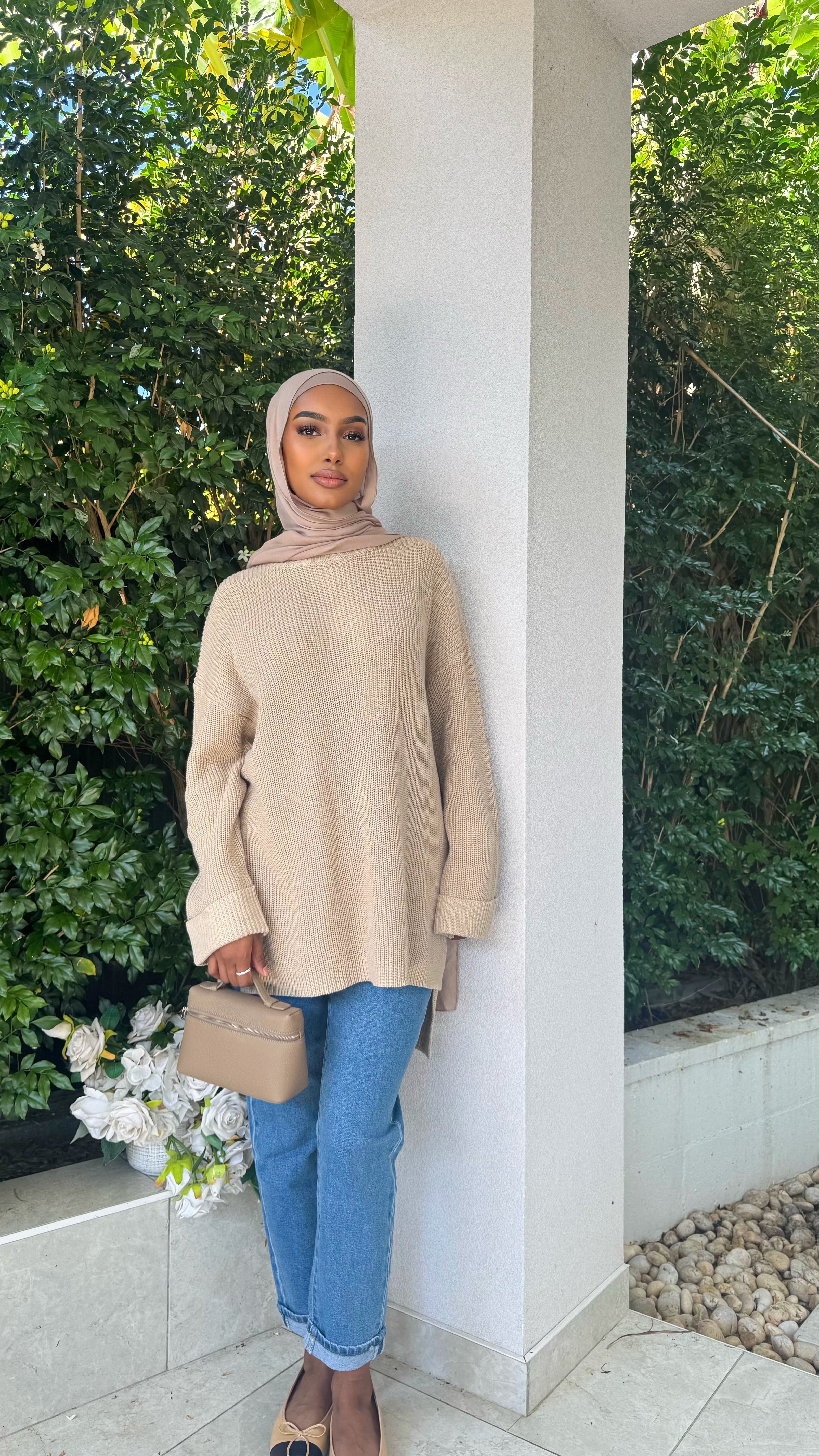 Oversized HiLow knit
