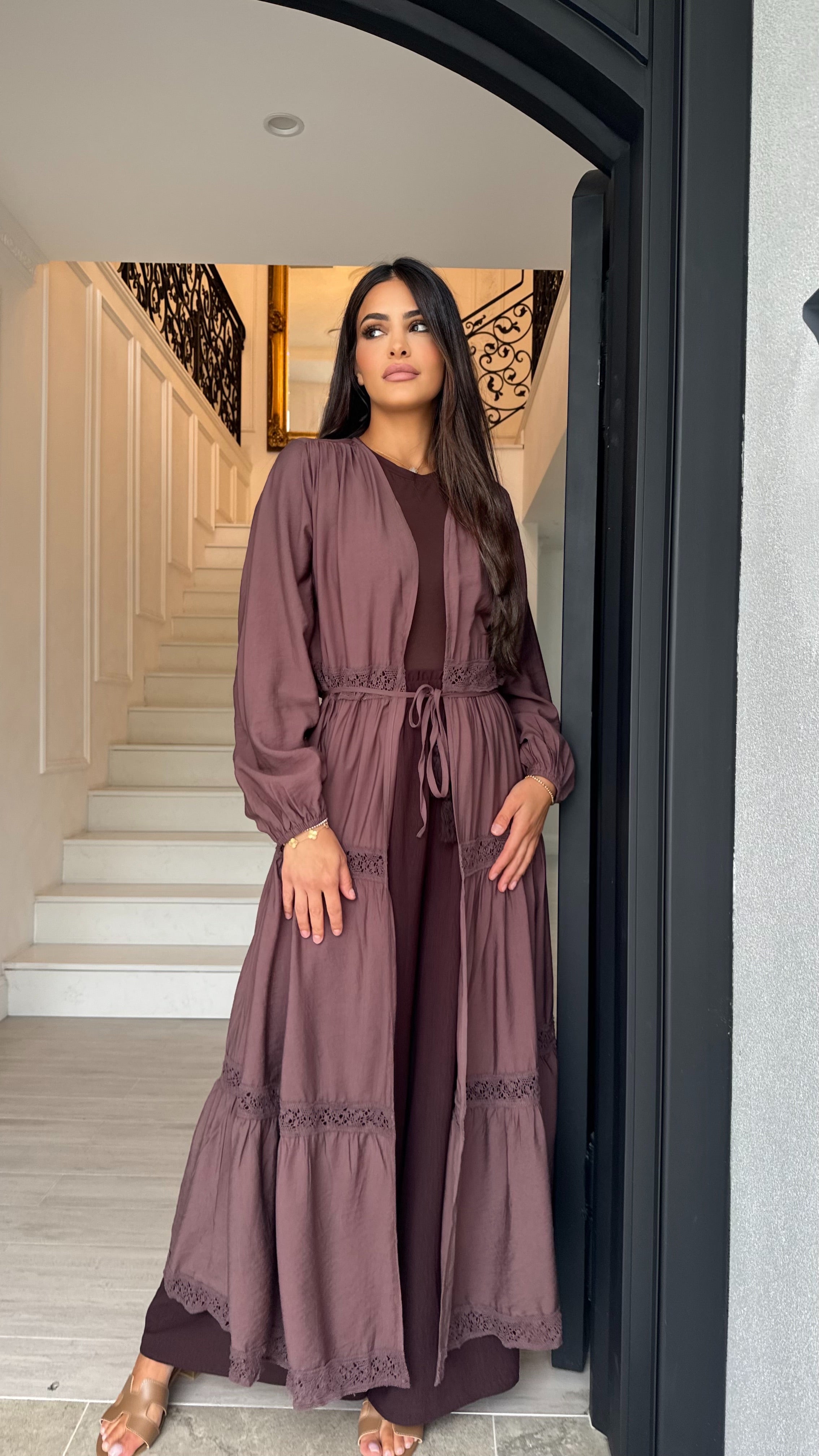 Alira Lace Detail Cape