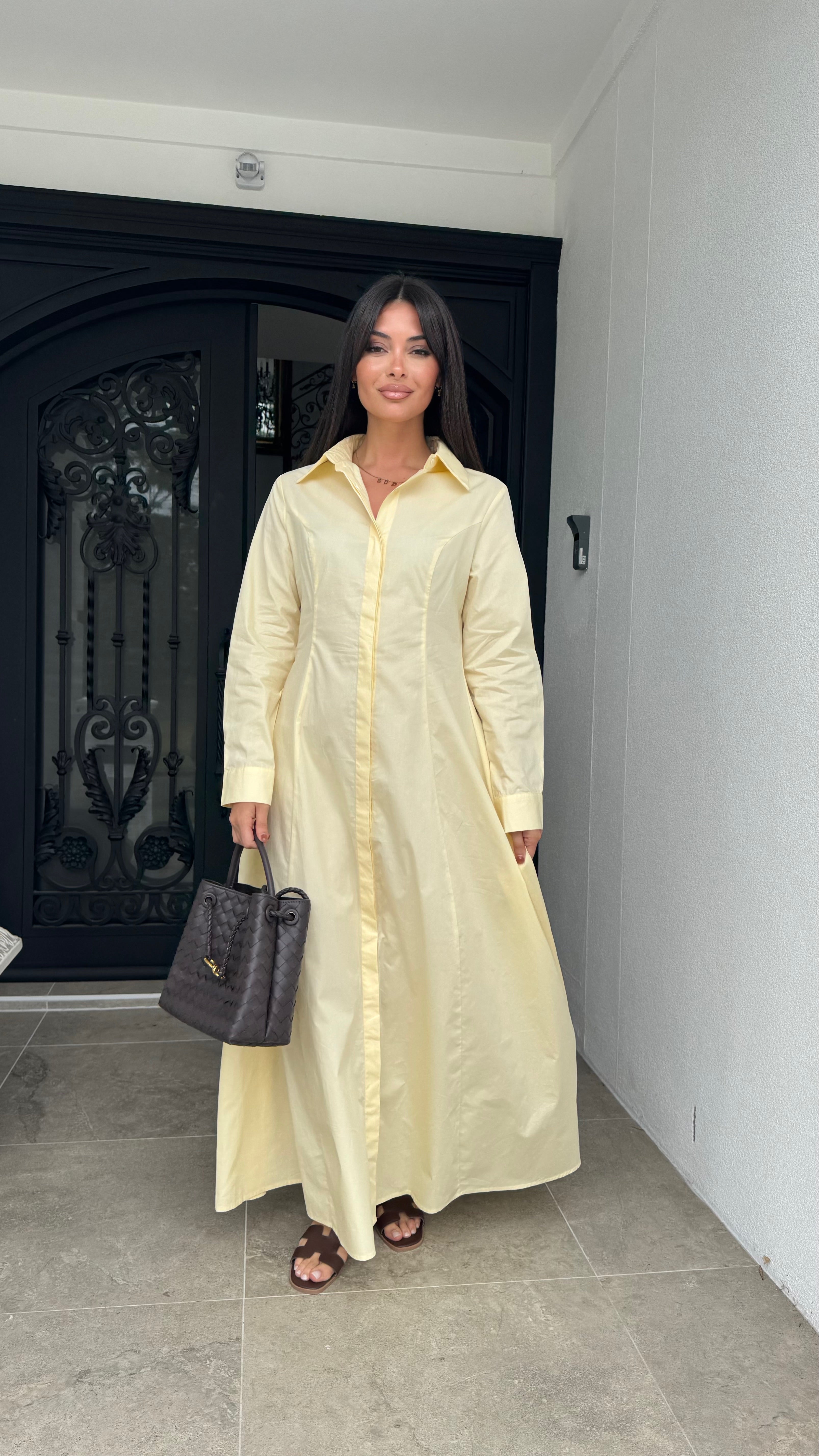 Effortless shirt dress