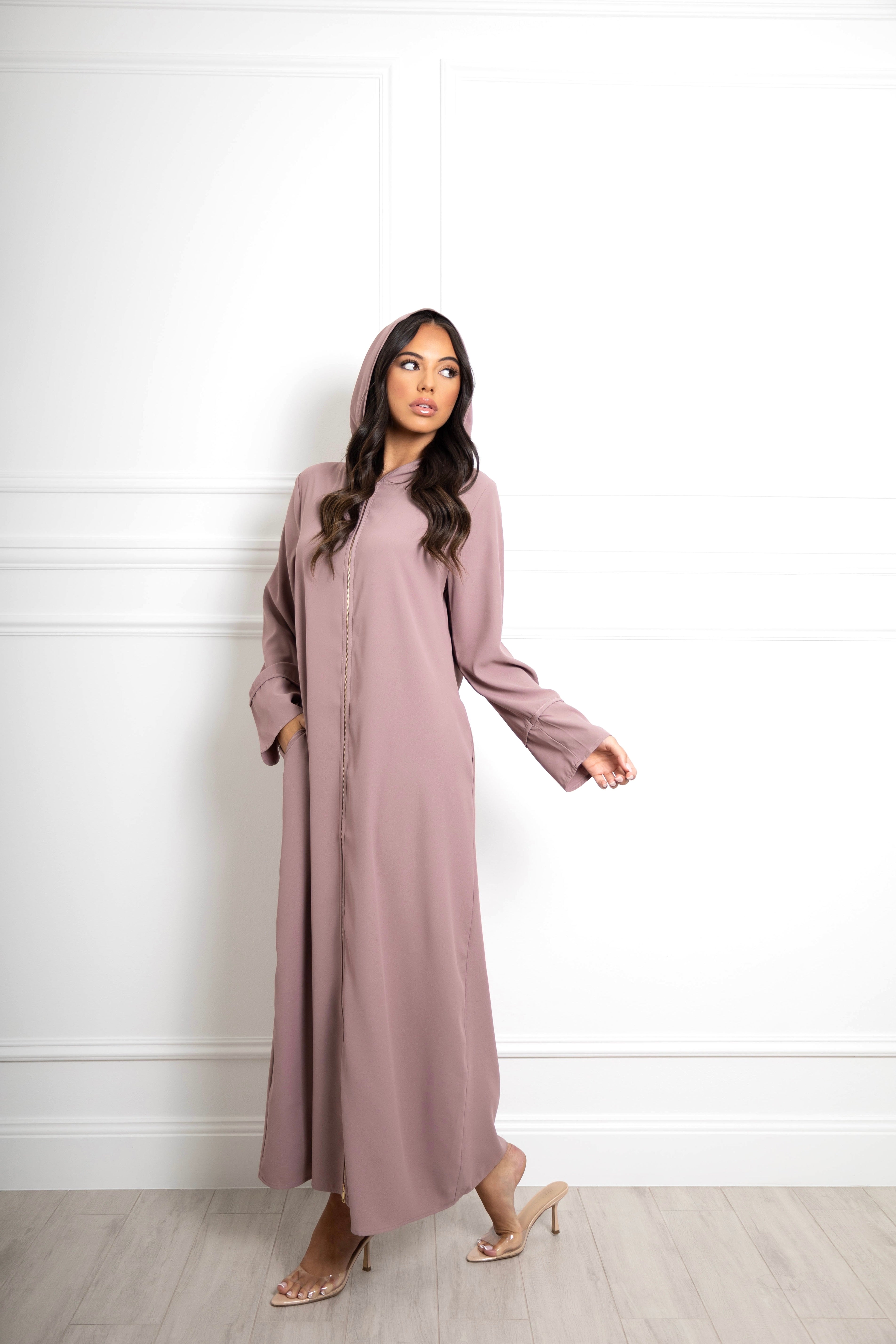Nadirah zip Abaya