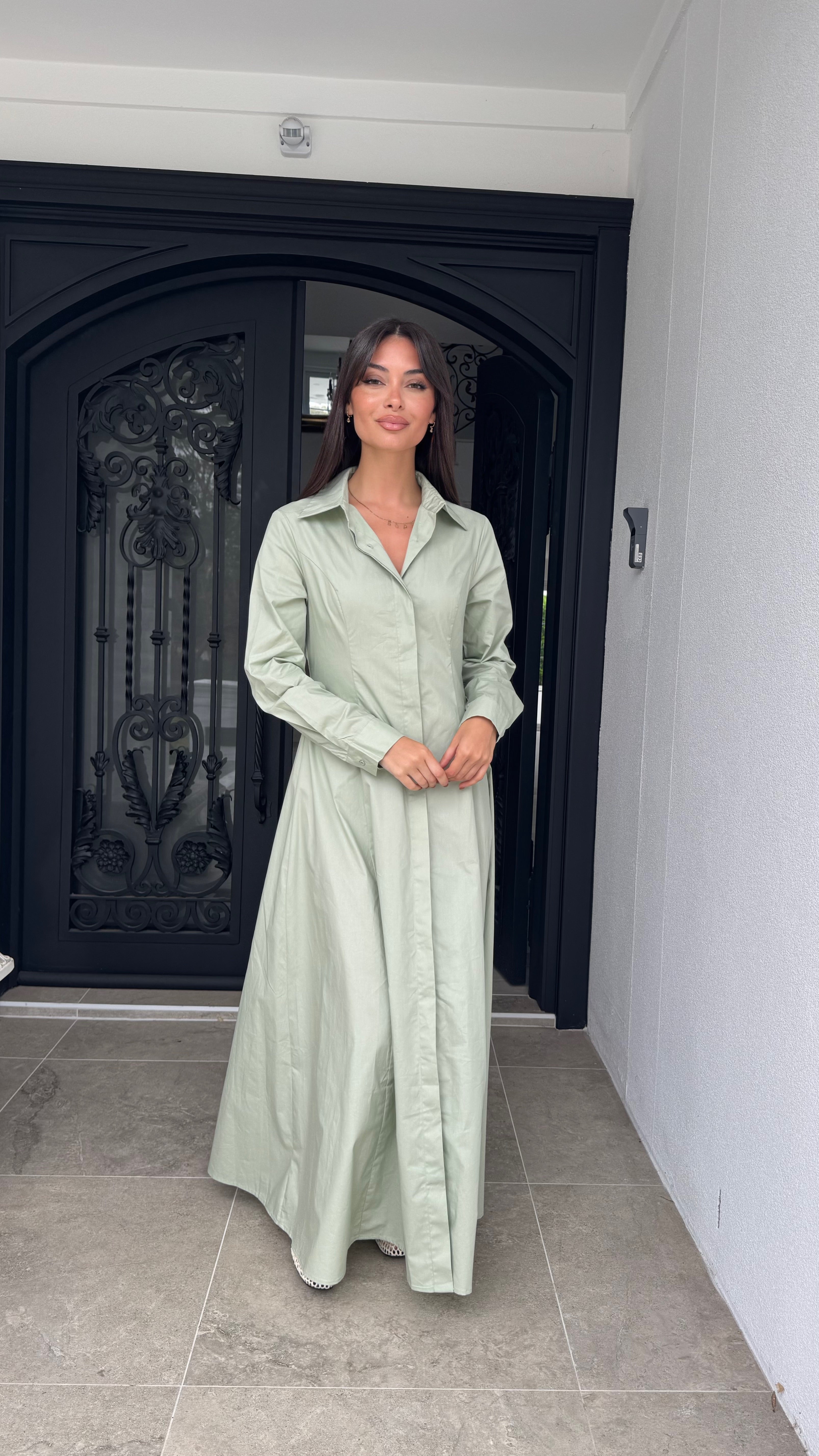 Effortless shirt dress