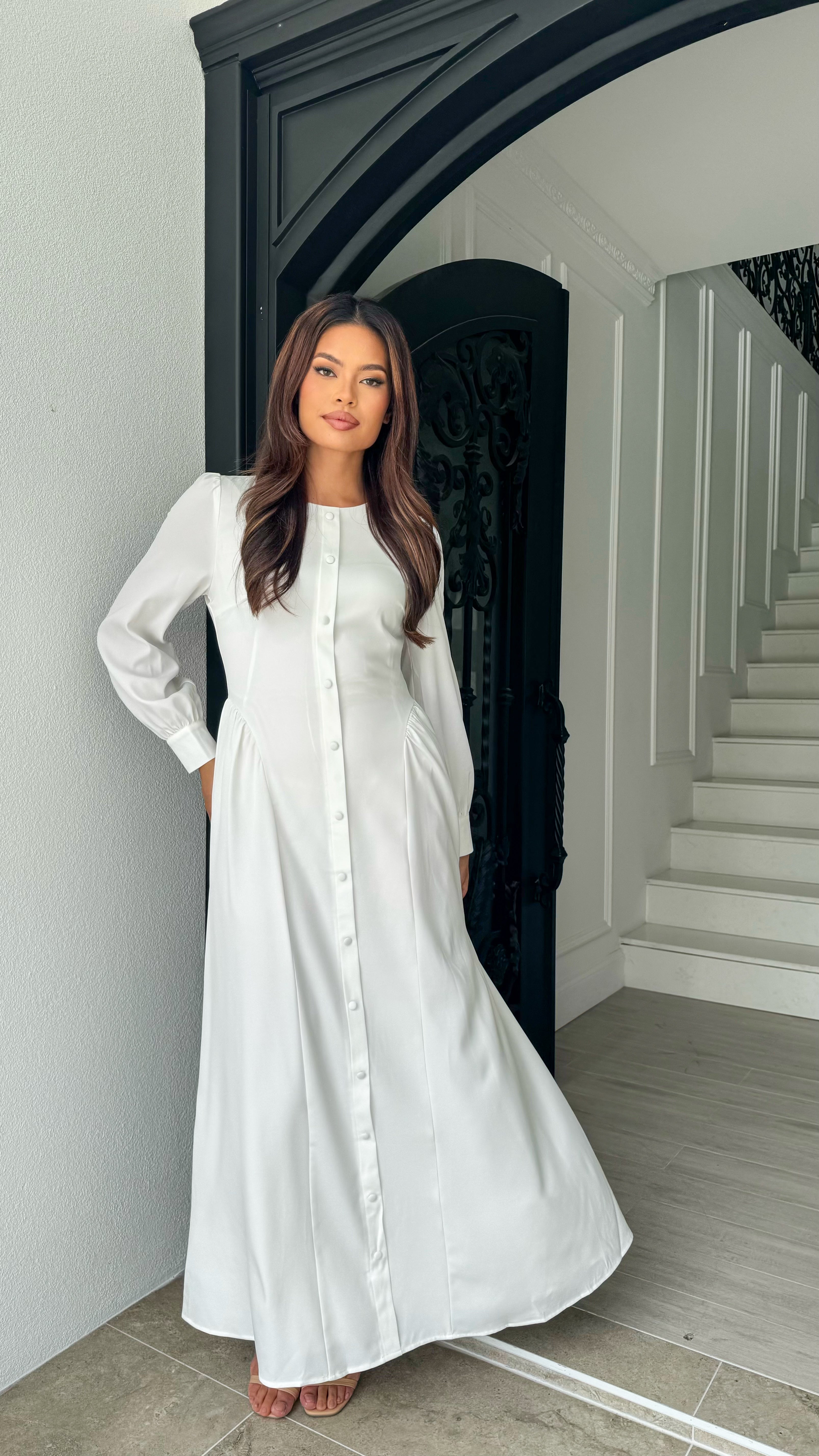 Nadirah babydoll maxi