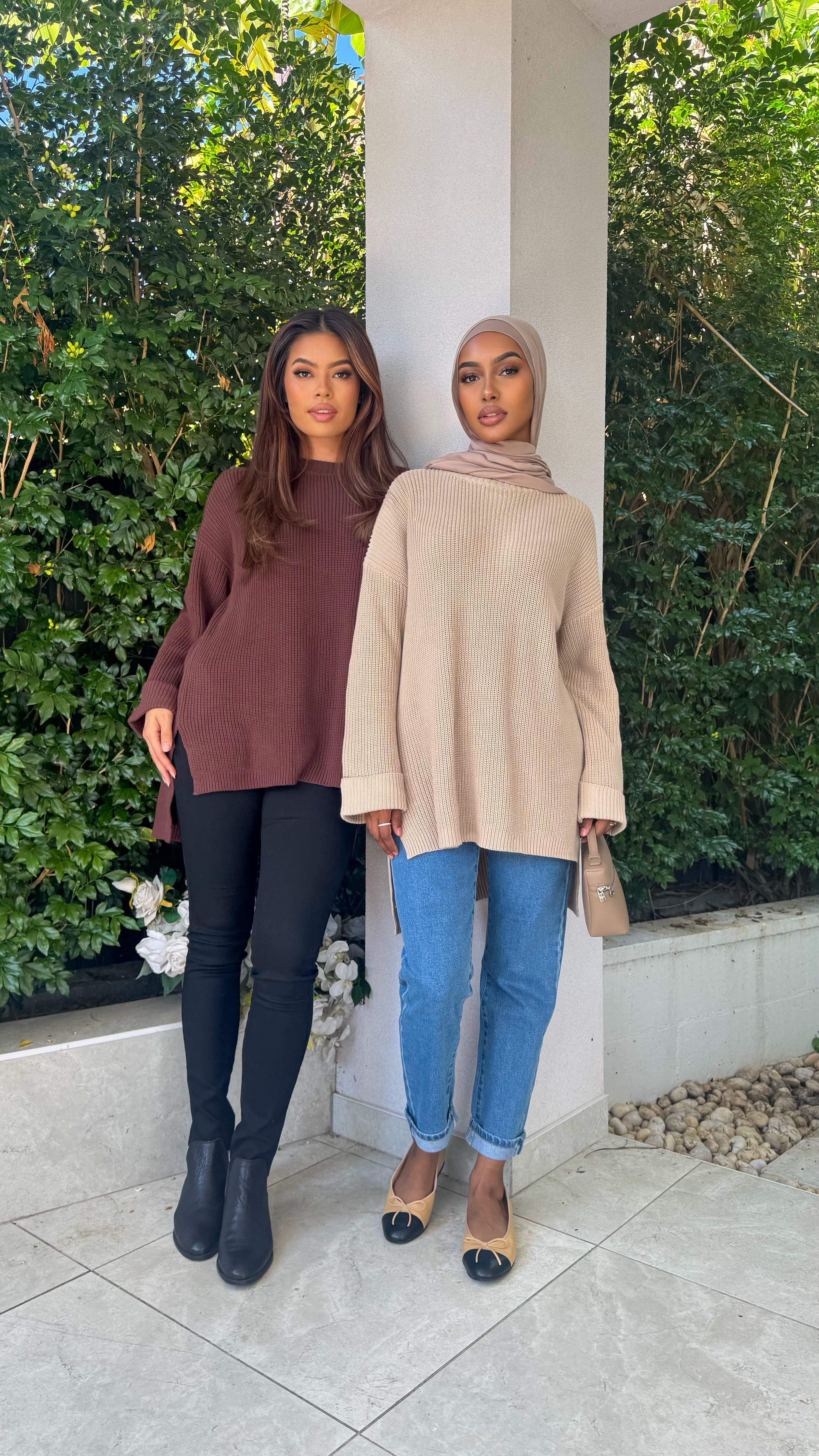 Oversized HiLow knit