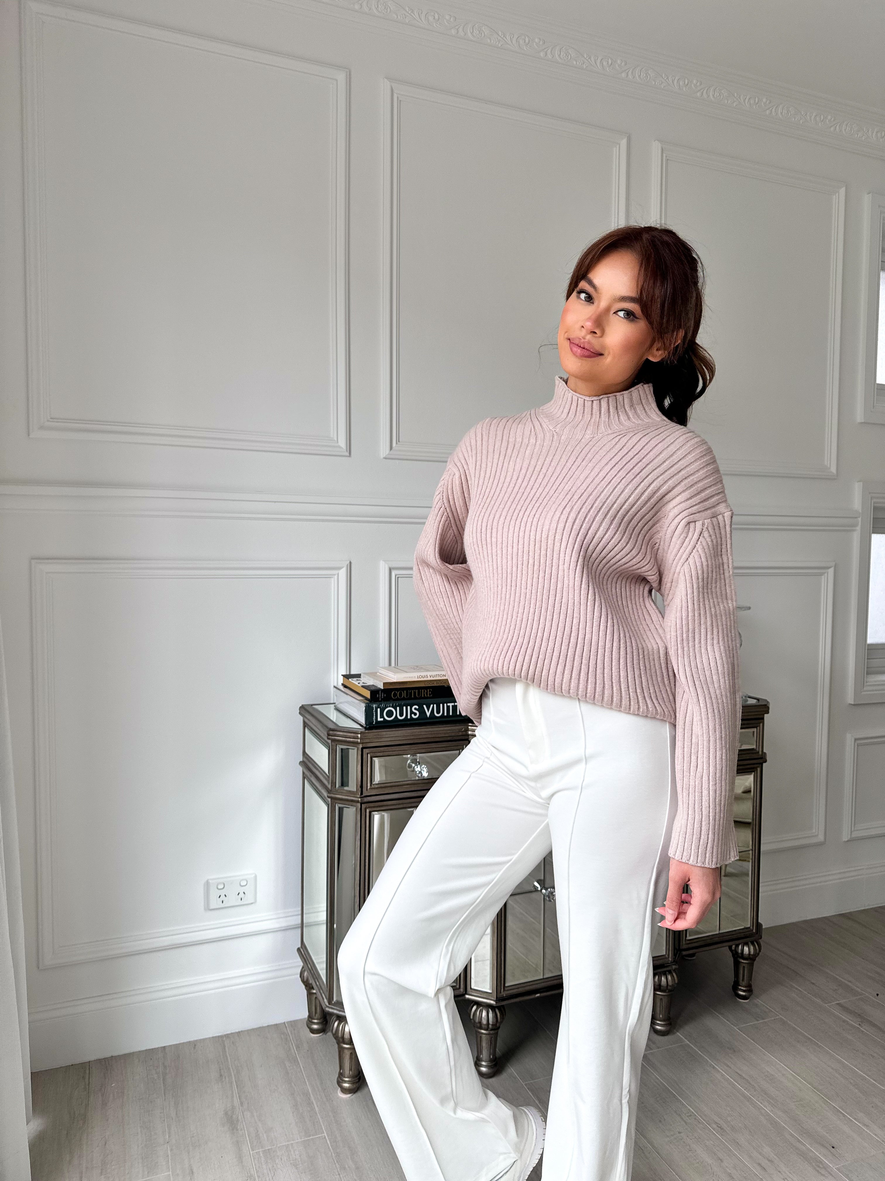 Bell sleeve Knit jumper