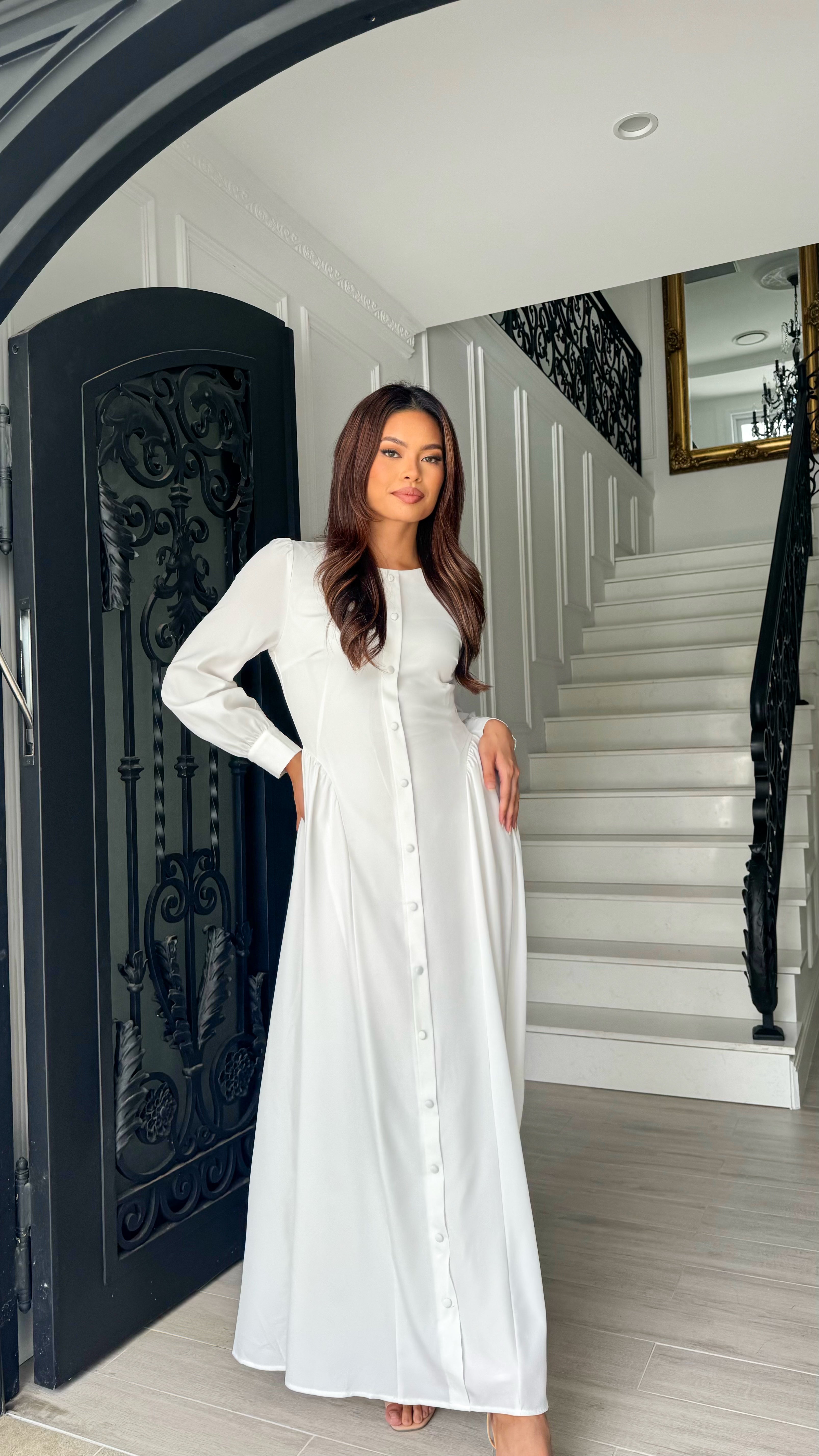 Nadirah babydoll maxi