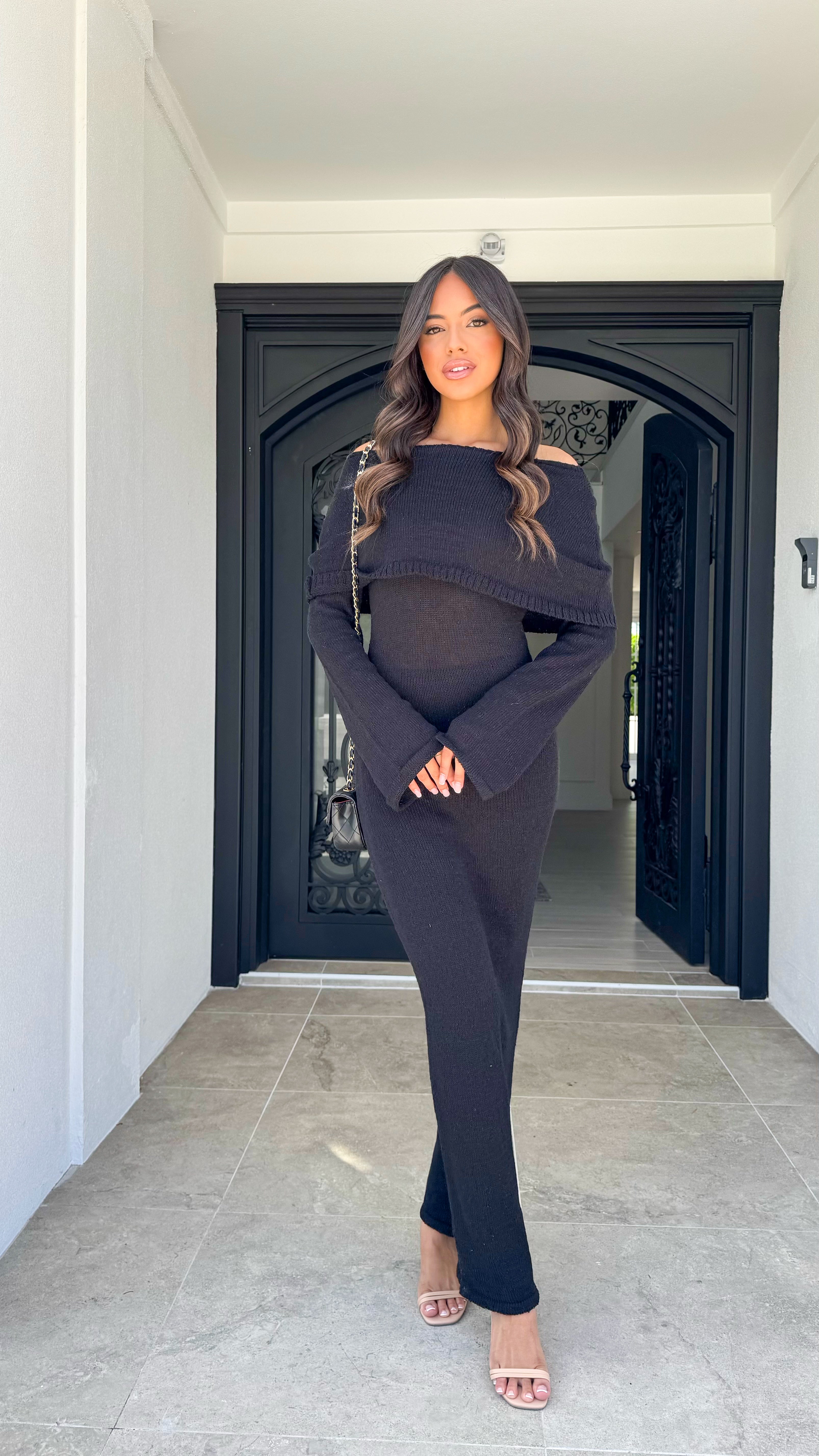 Glam off shoulder dress
