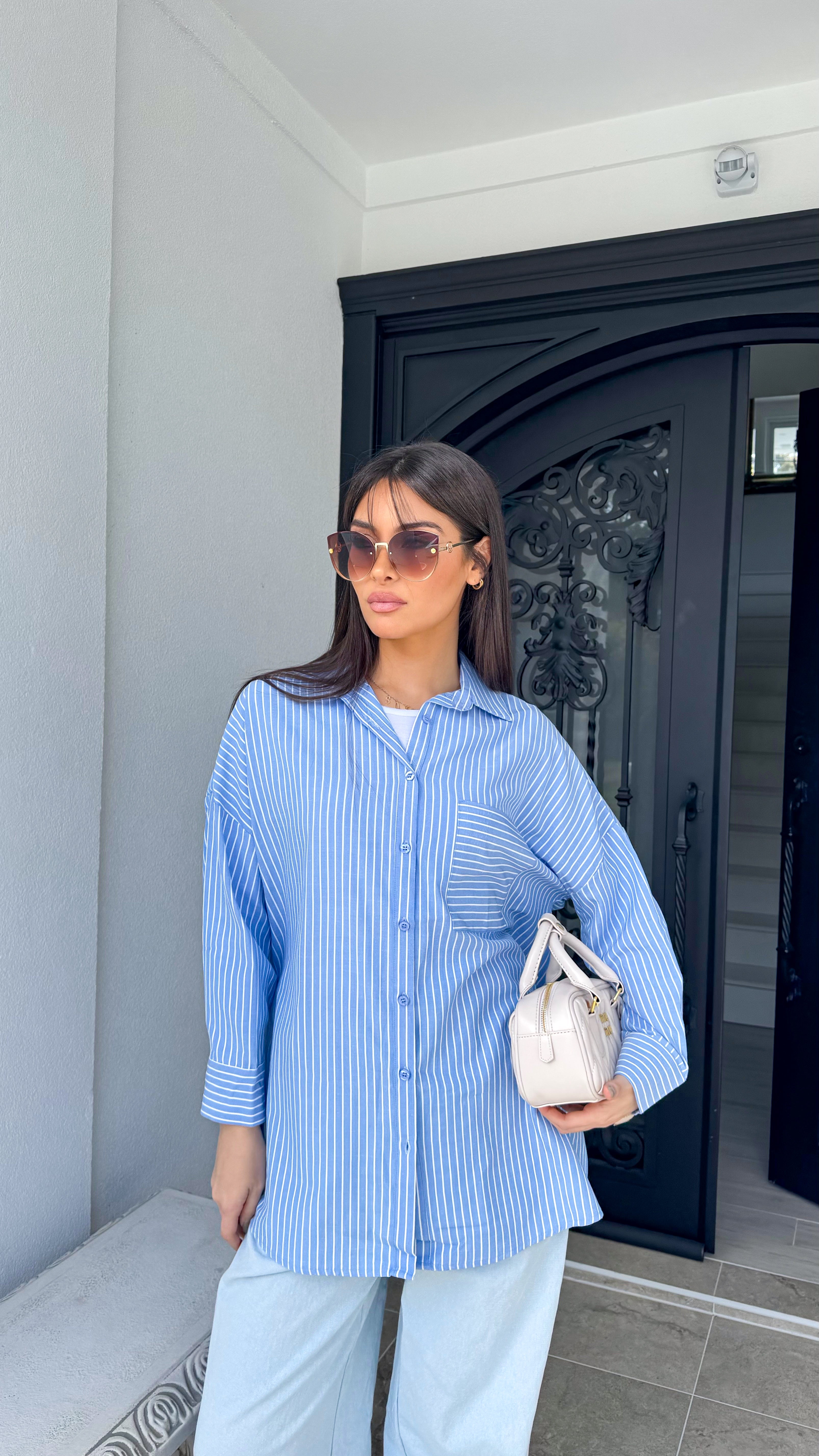 Pinstripe shirt