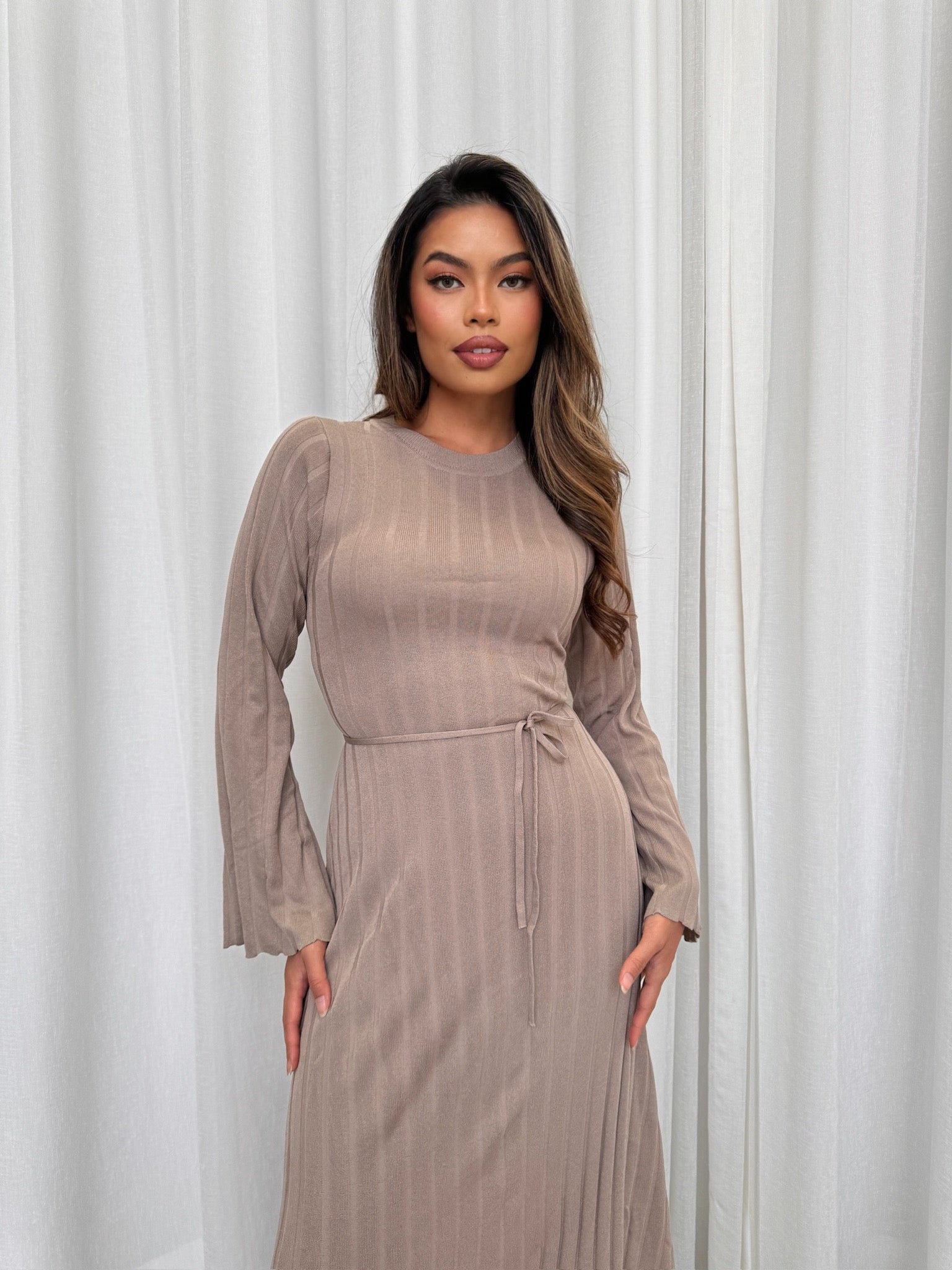 Miorah bell sleeve Dress