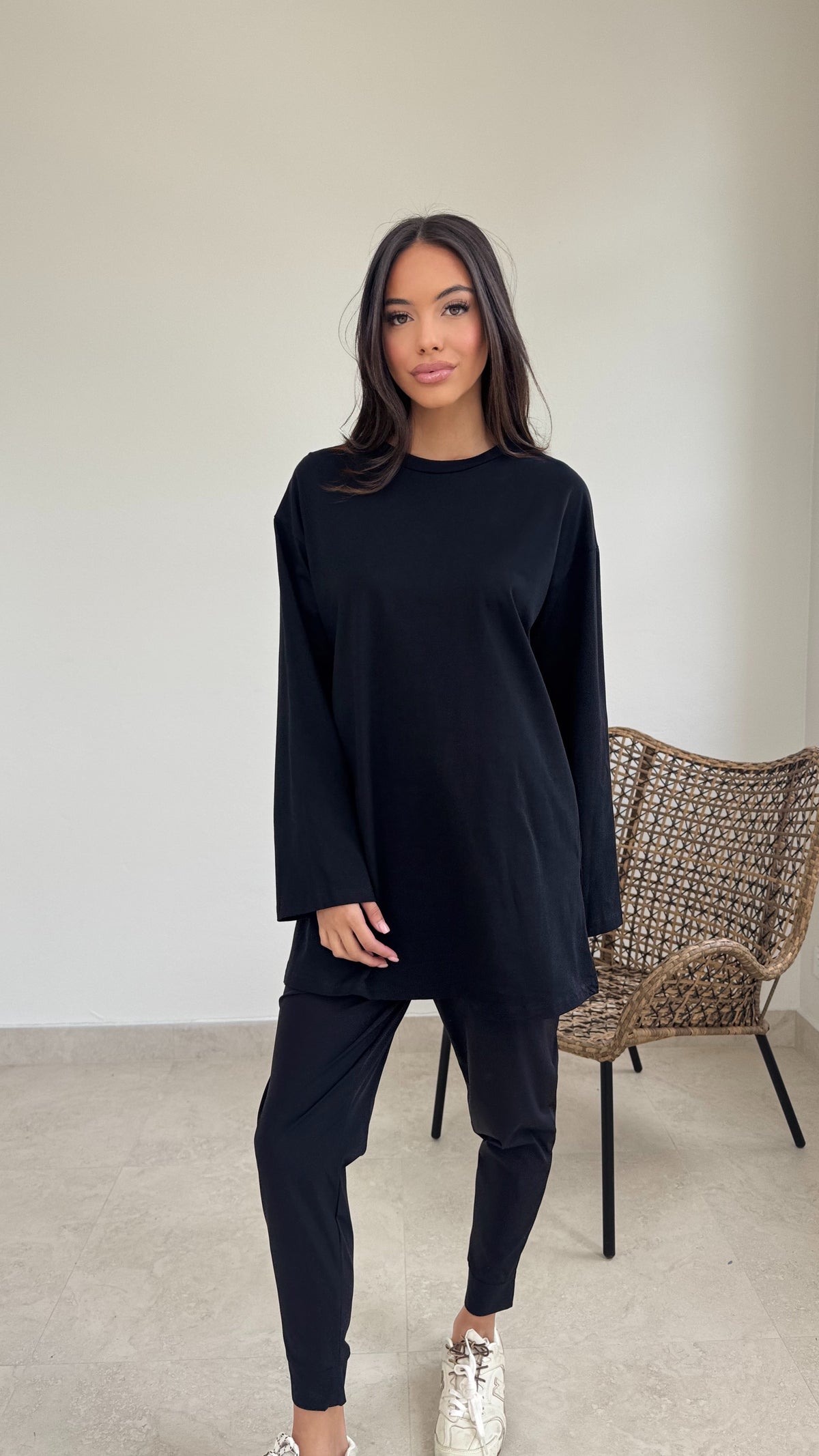 Relaxed long sleeve tee