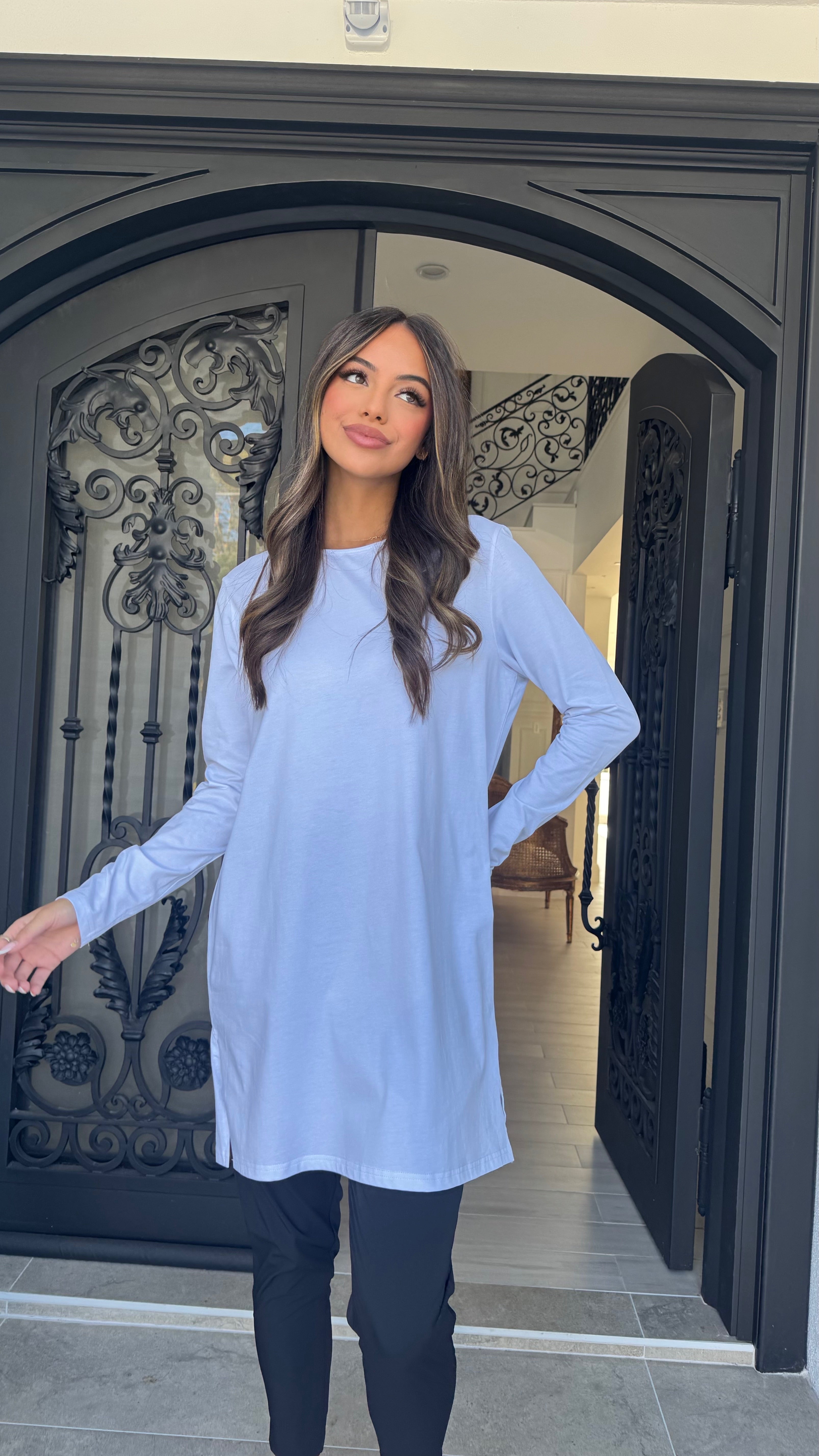 Essentials longline top