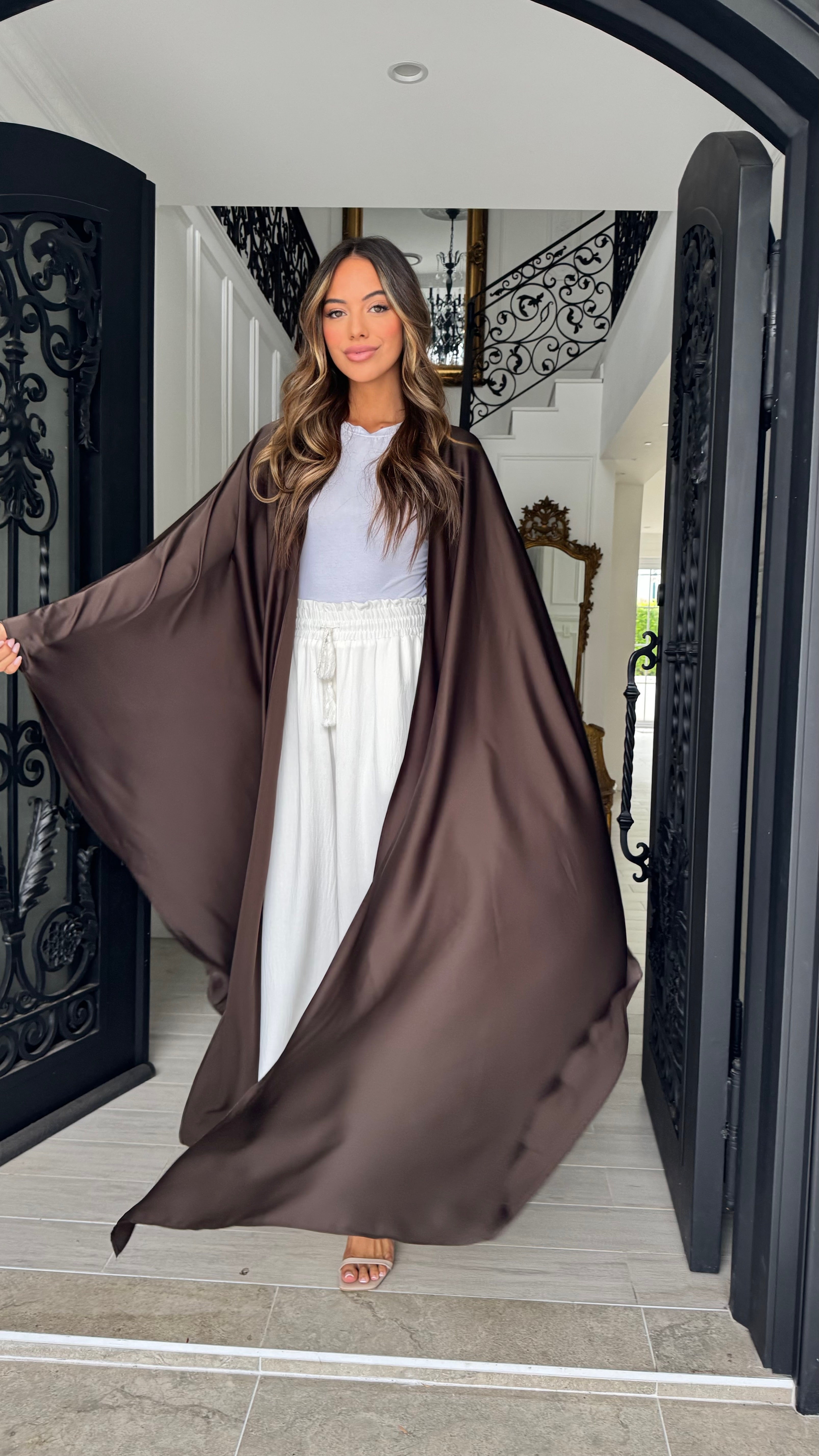 Alira Satin Cape