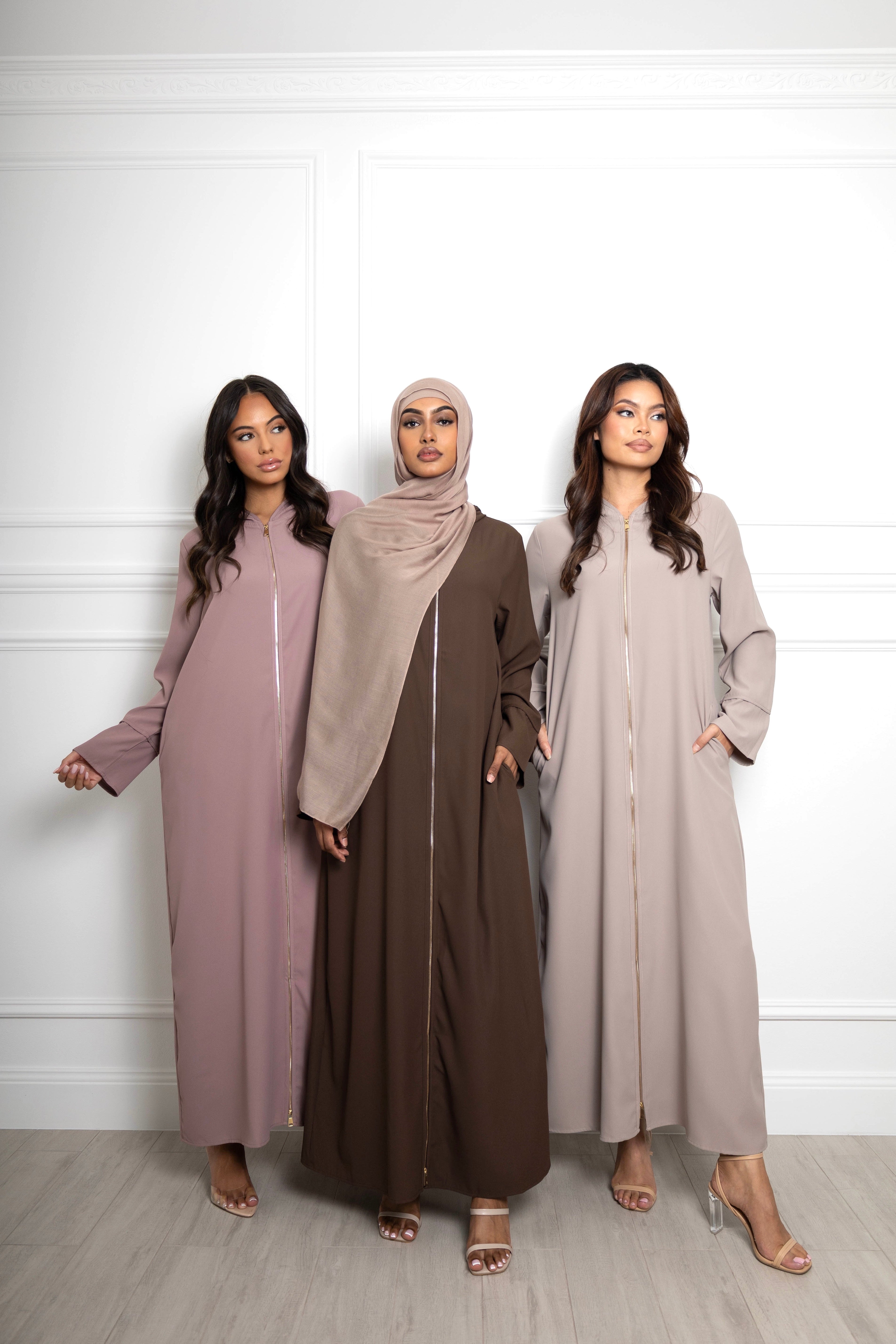 Nadirah zip Abaya