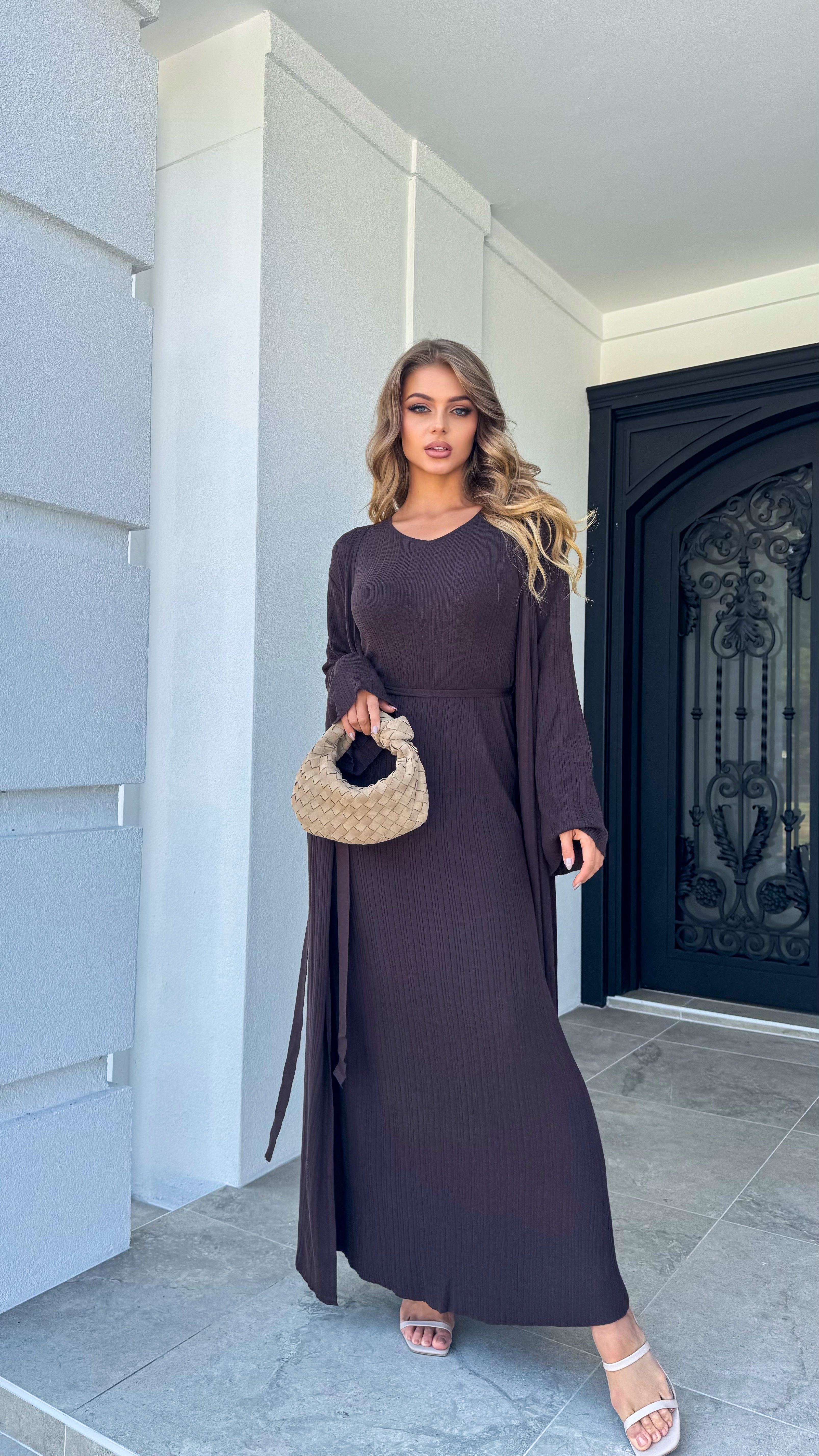 Lightweight knit maxi Set