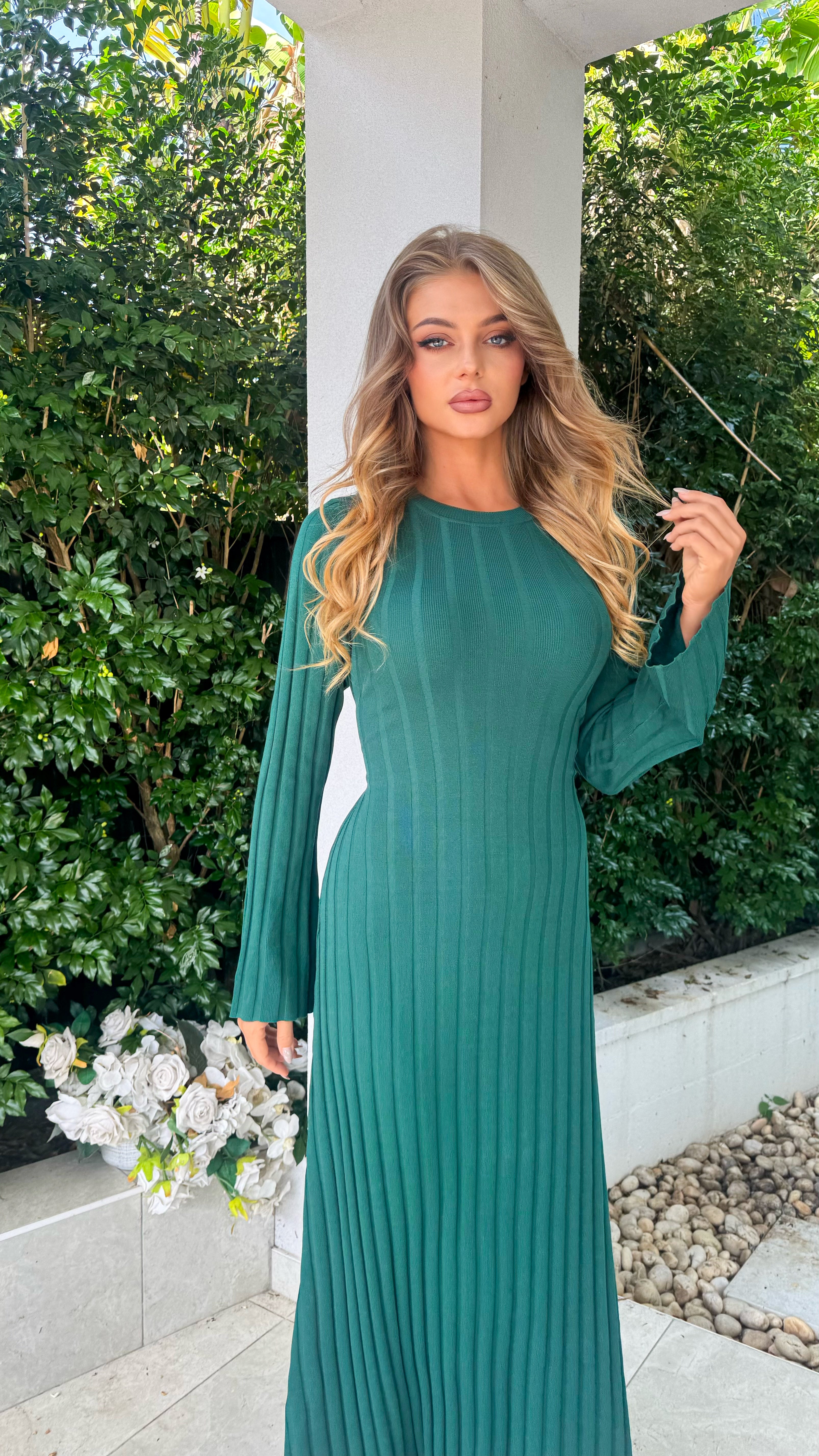 Miorah bell sleeve Dress