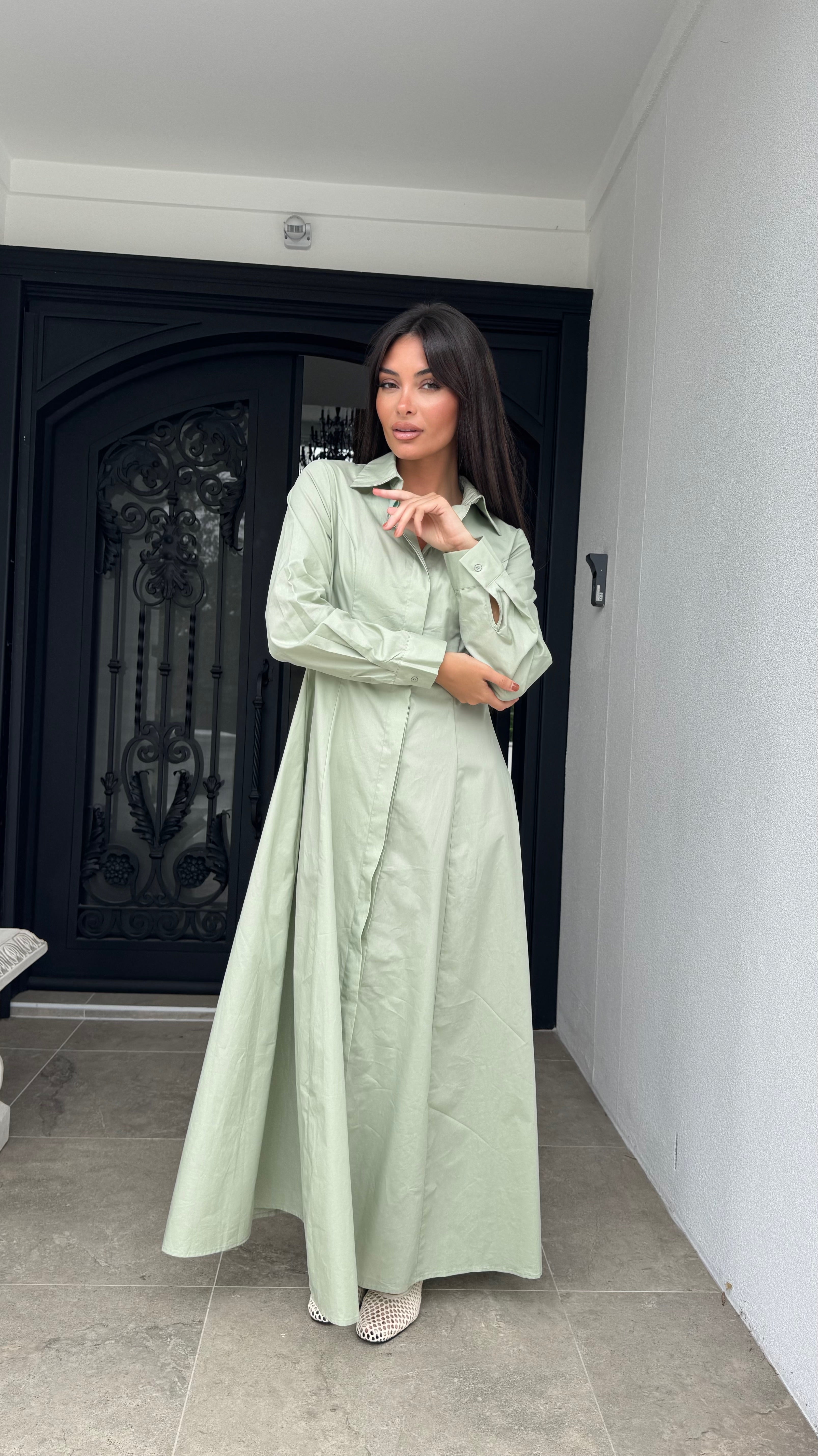 Effortless shirt dress