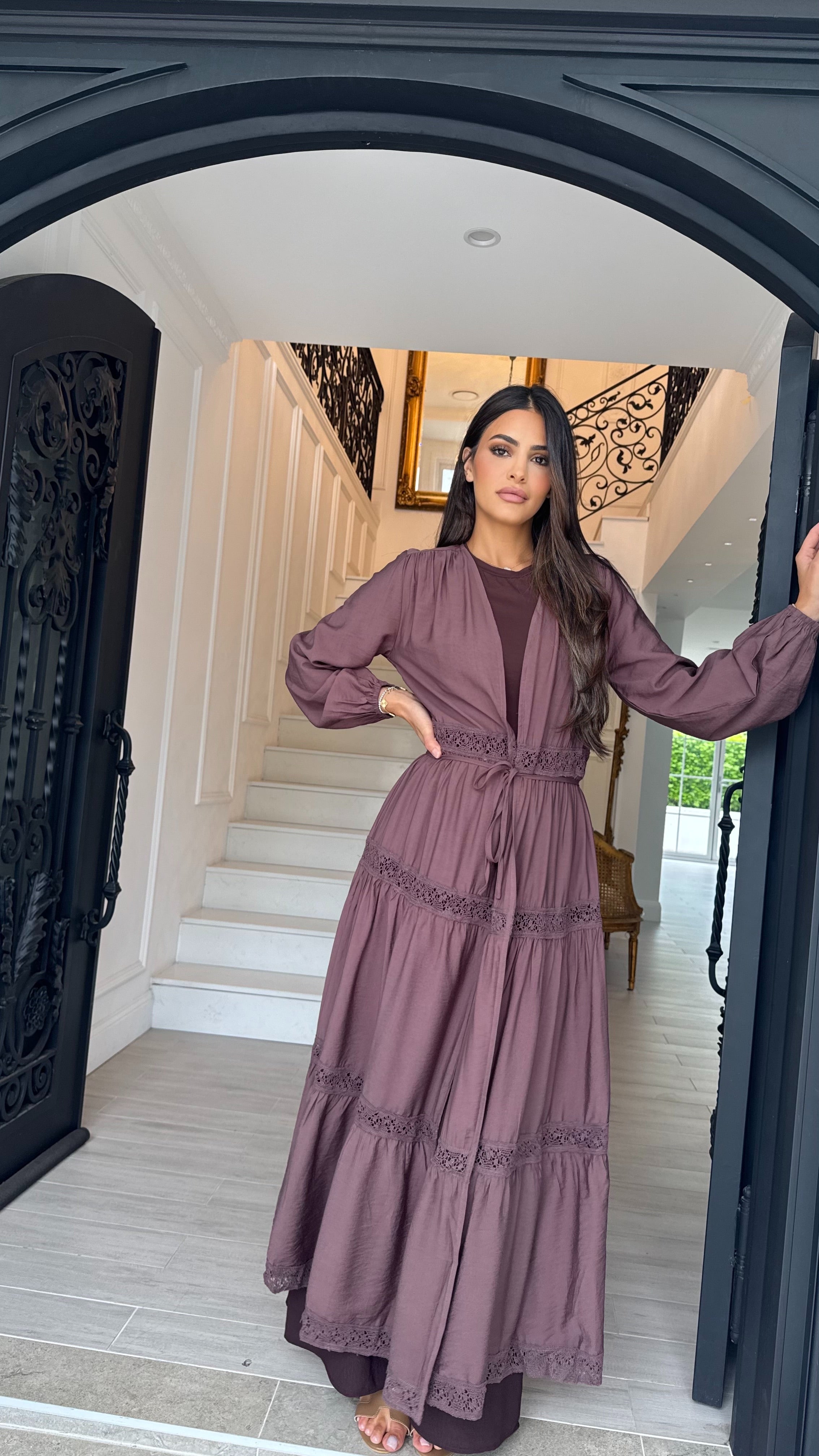 Alira Lace Detail Cape