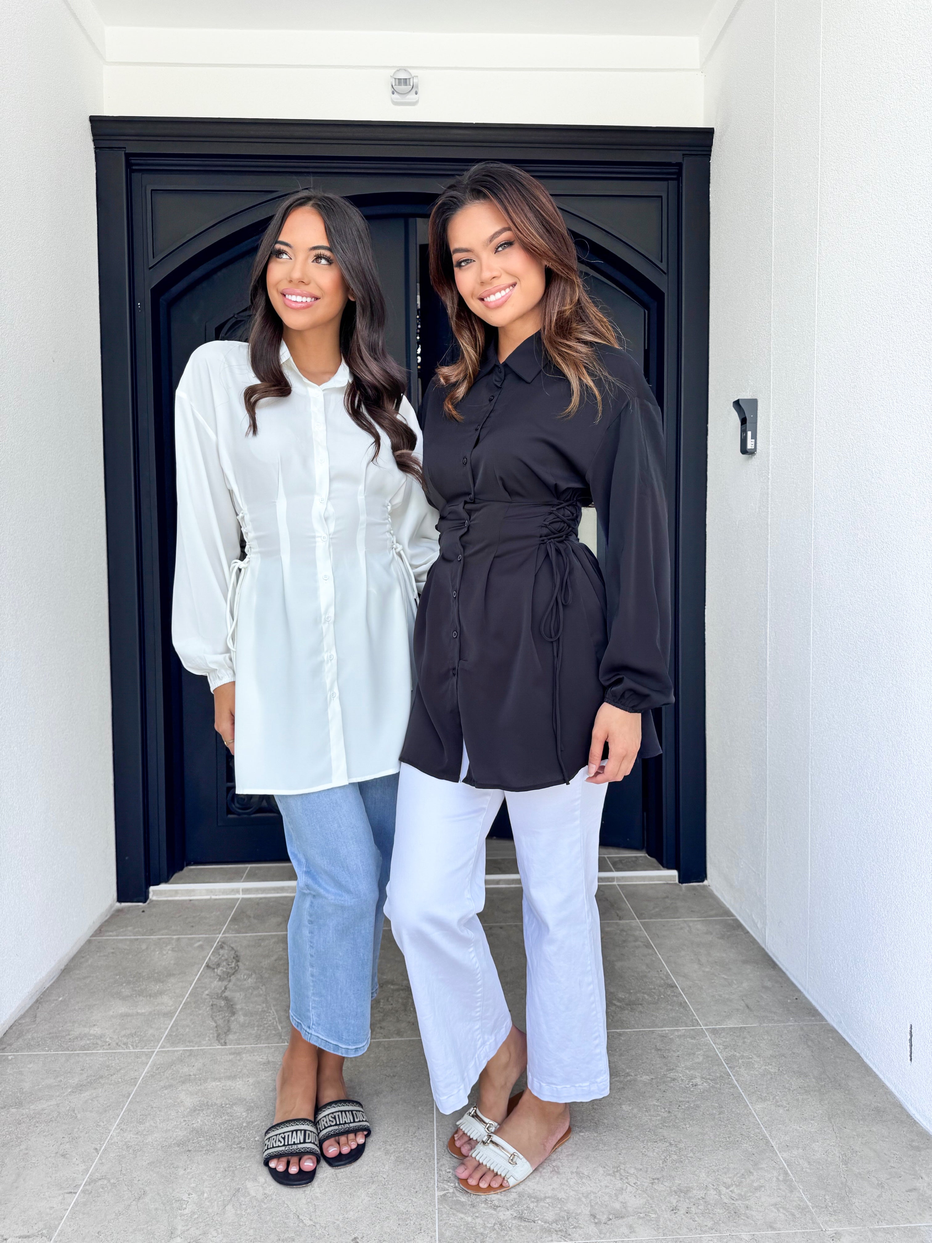 Side drawstring tunic