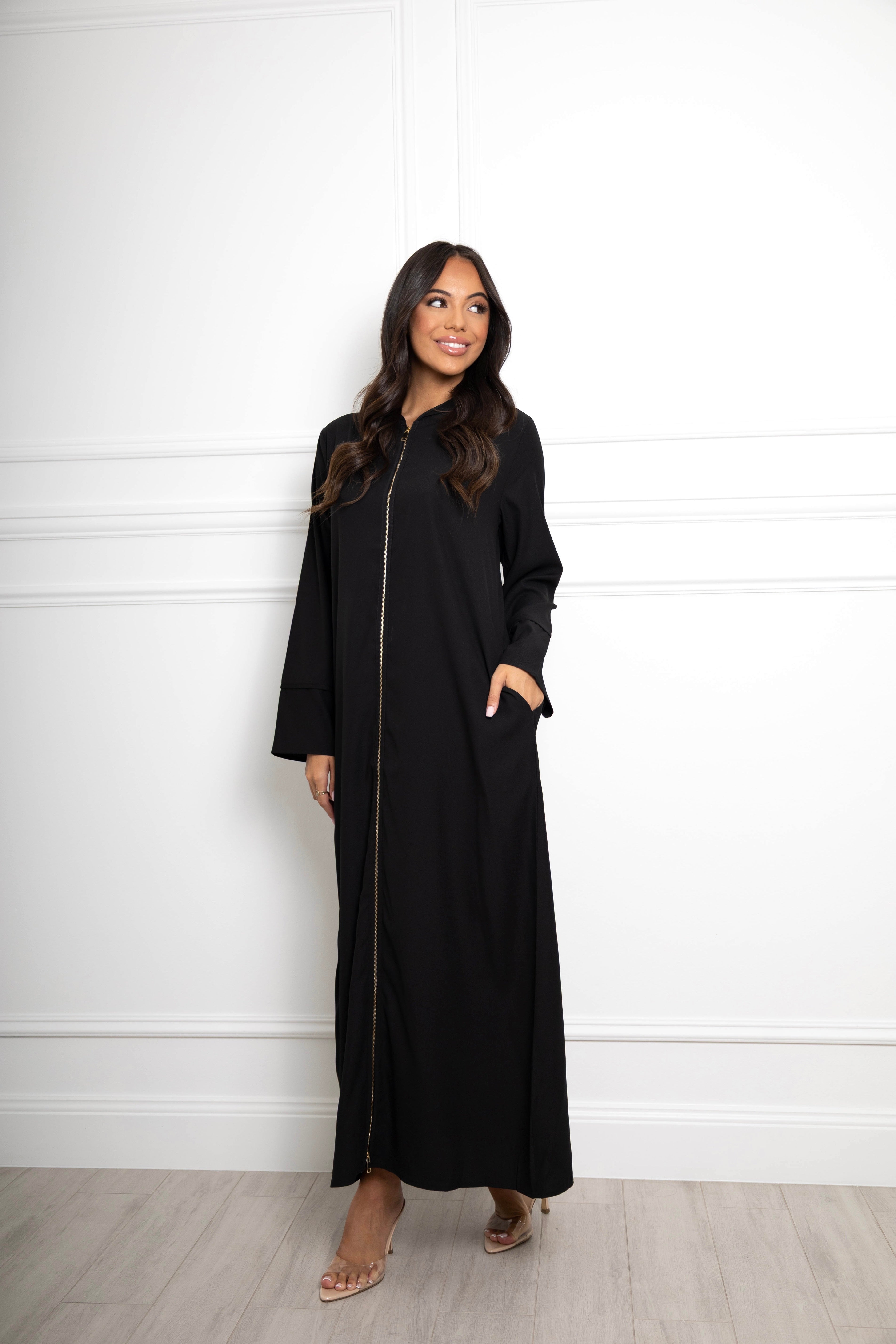 Nadirah zip Abaya