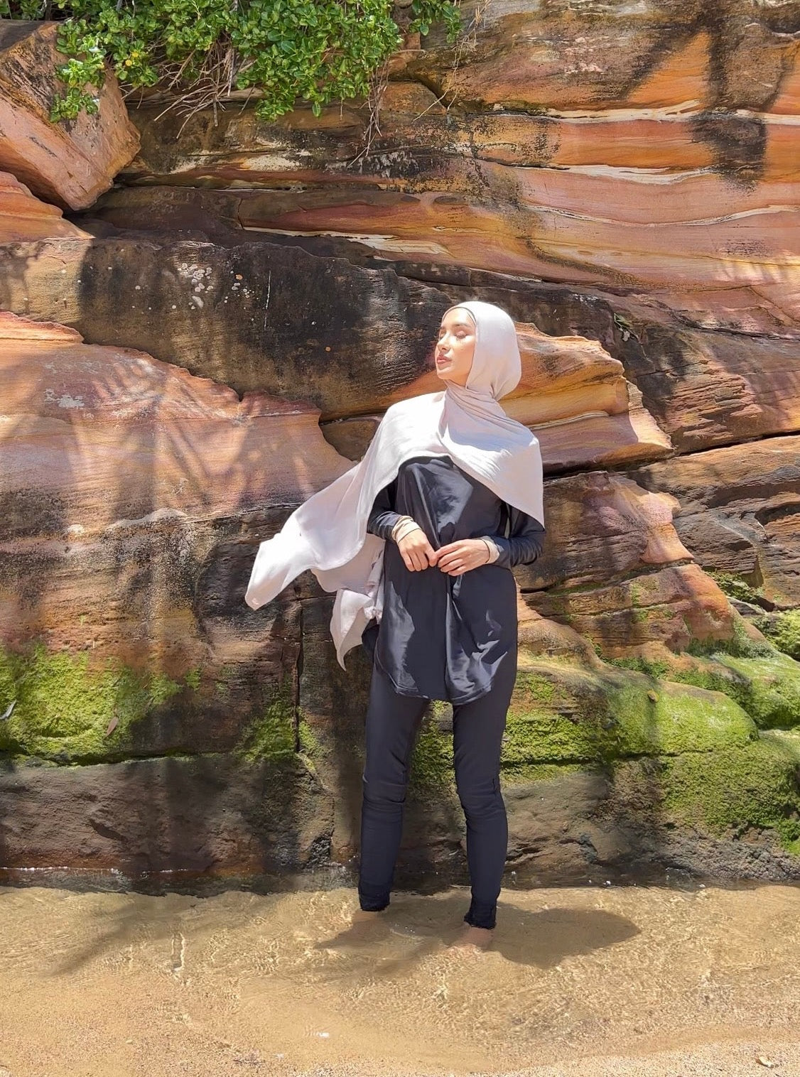 Swim loop top