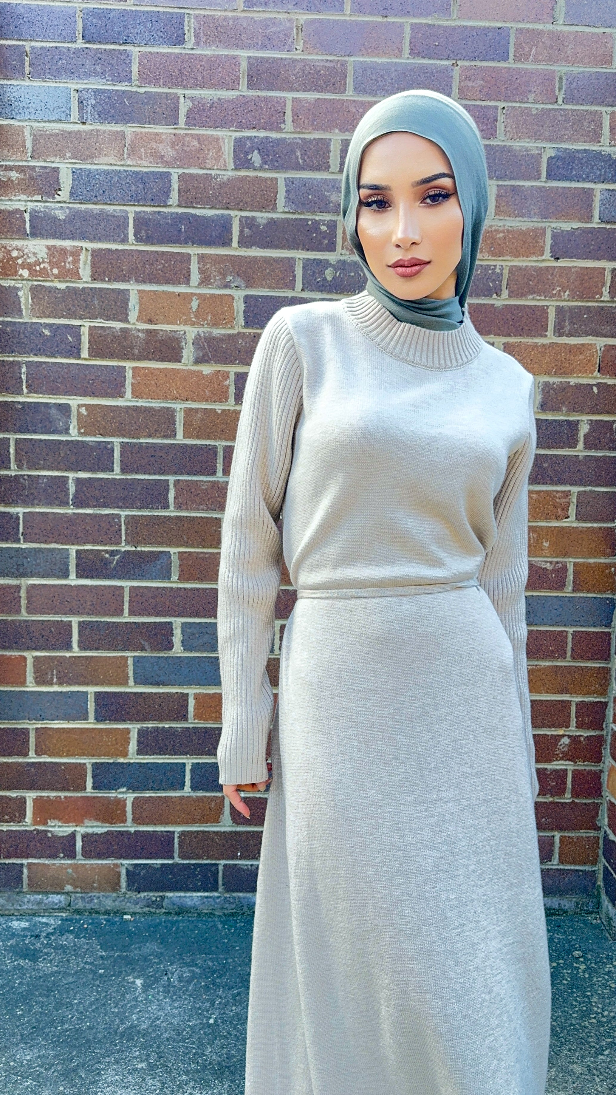 Flow on knit Maxi