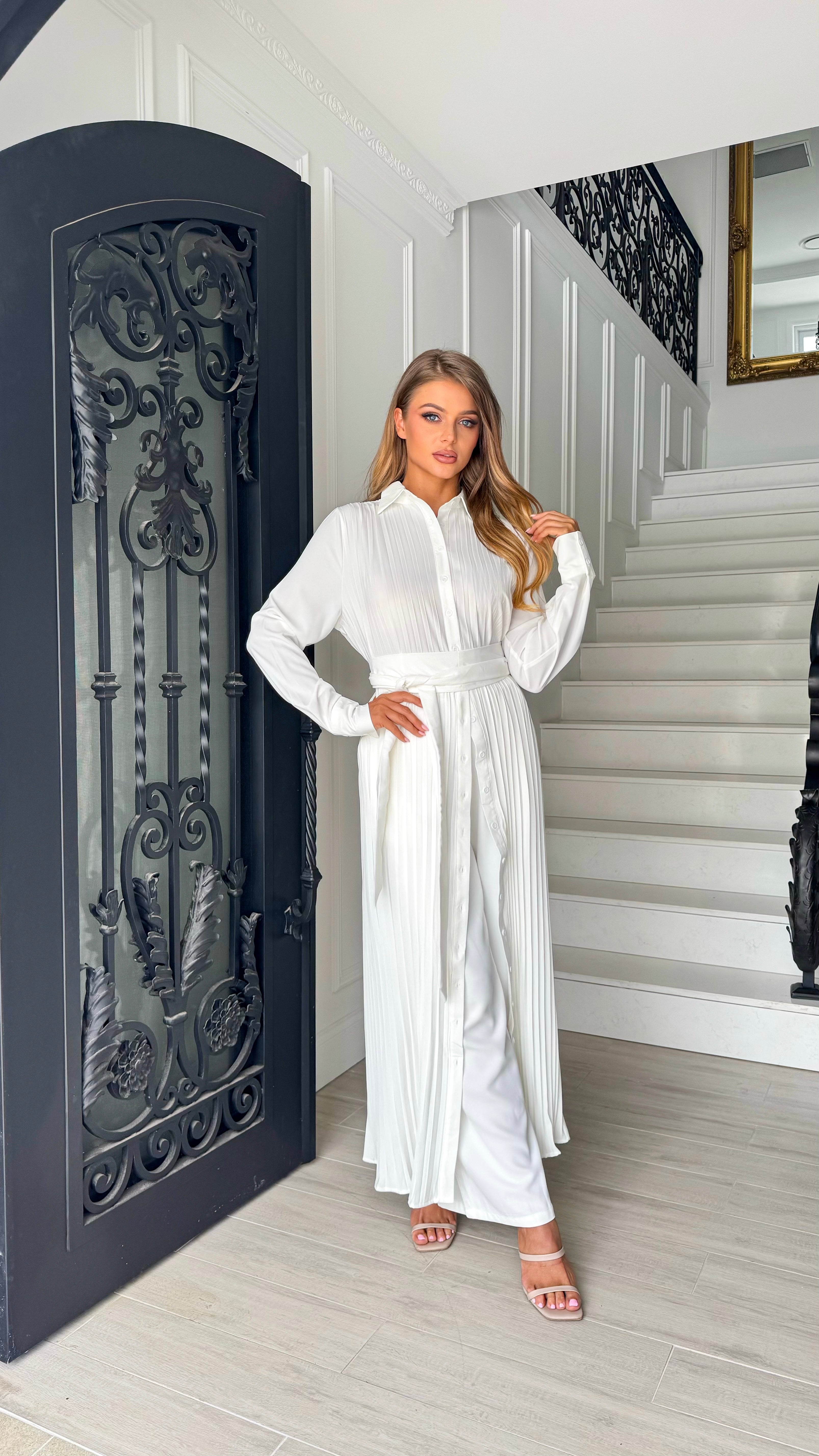 Nadirah pleated maxi