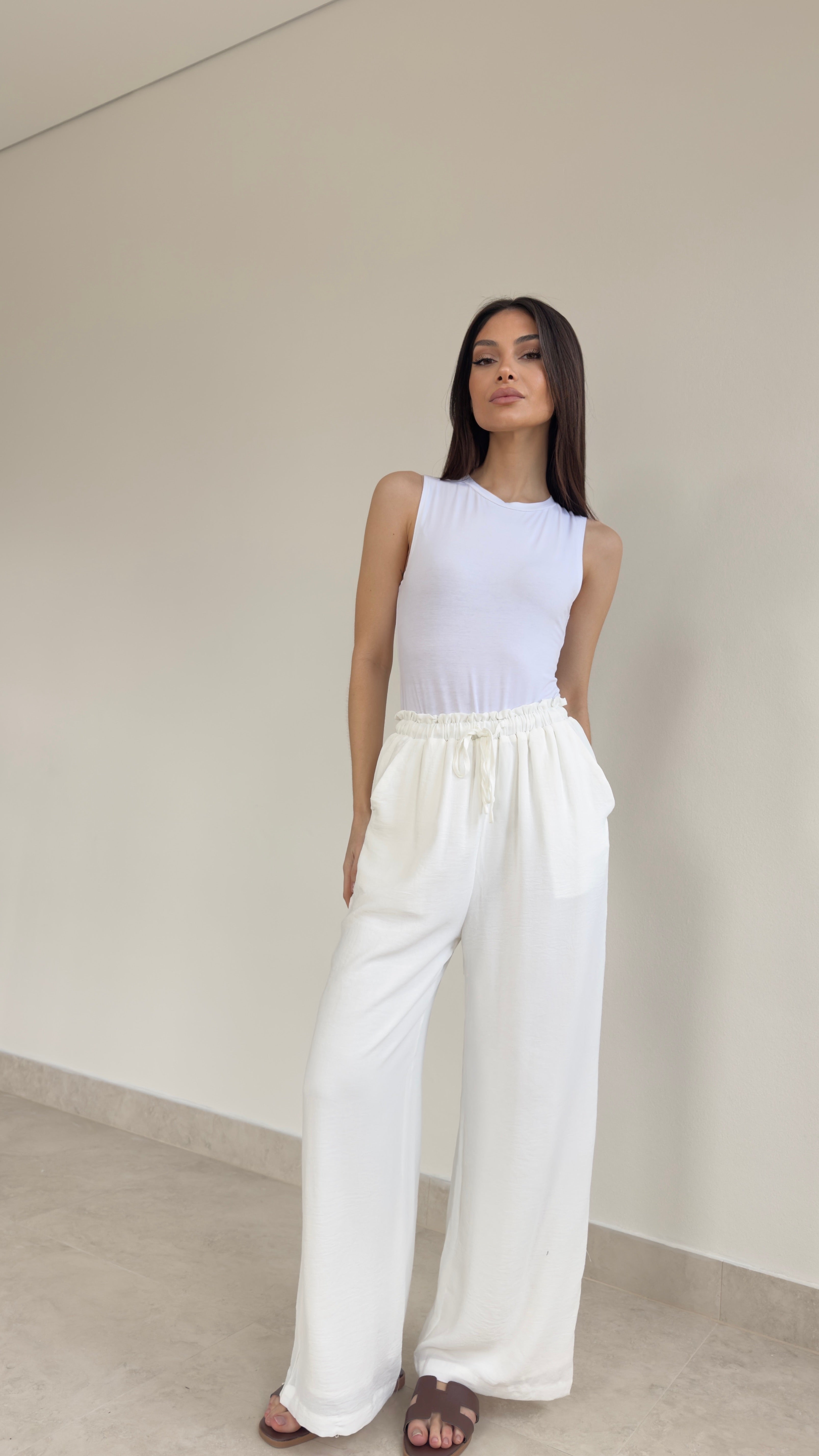 Relaxed drawstring pant