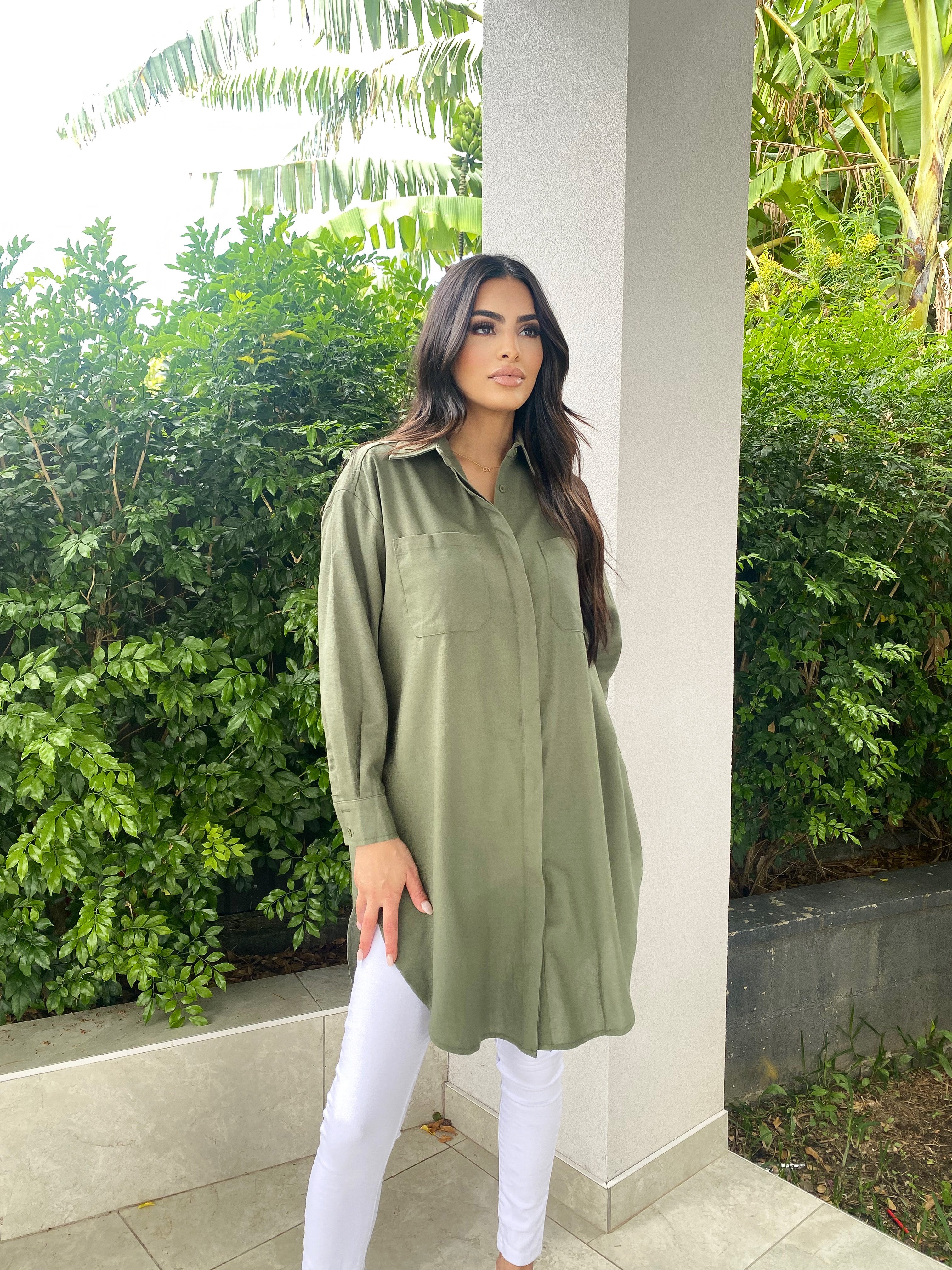 Linen Oversized Shirt