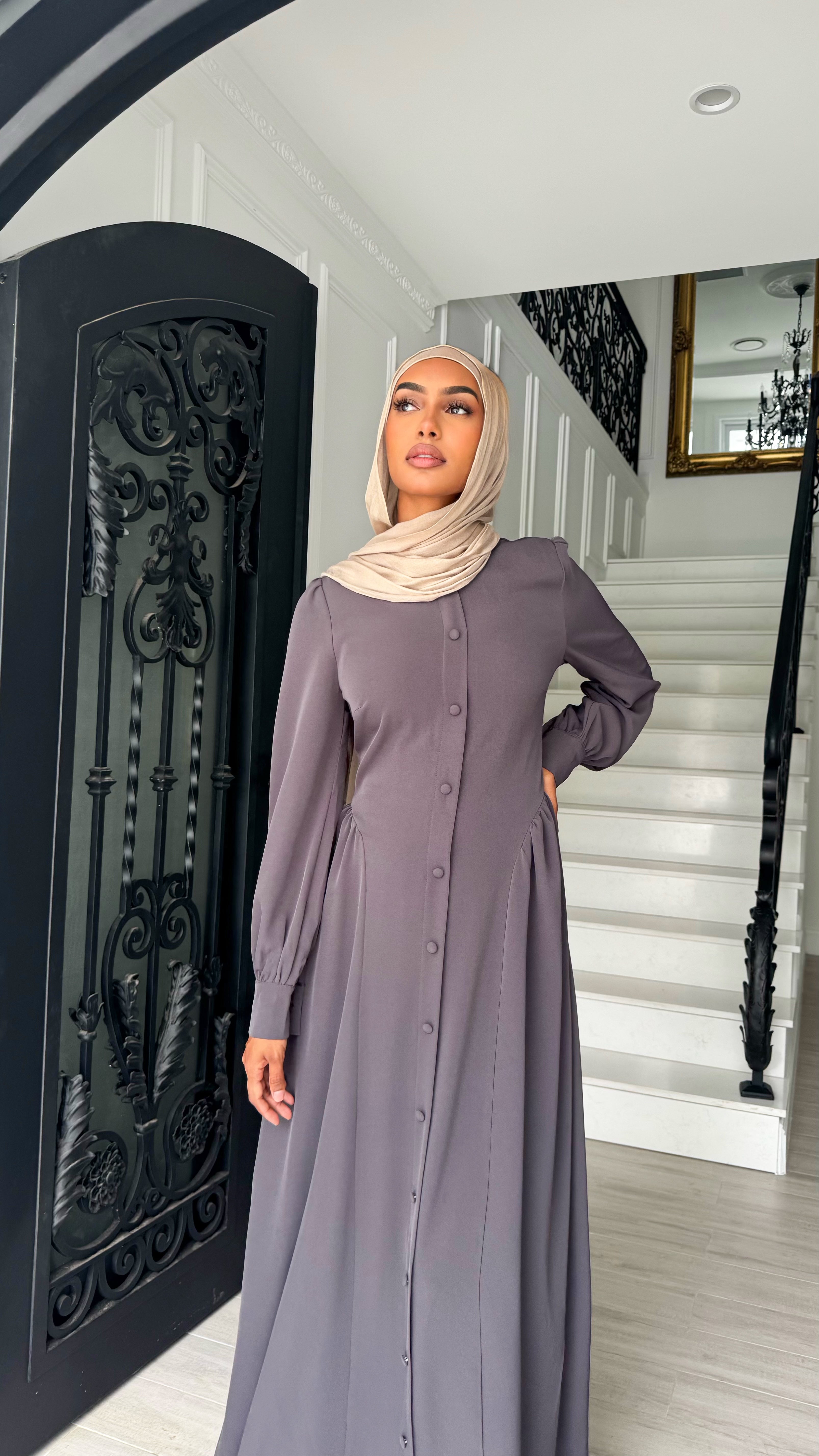 Nadirah babydoll maxi