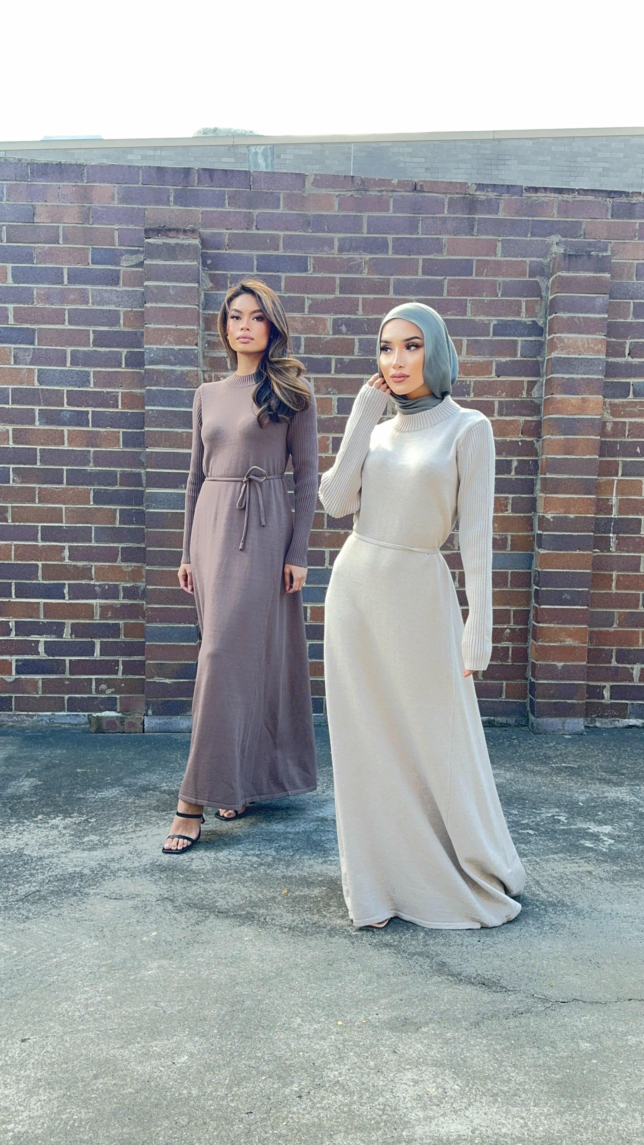 Flow on knit Maxi
