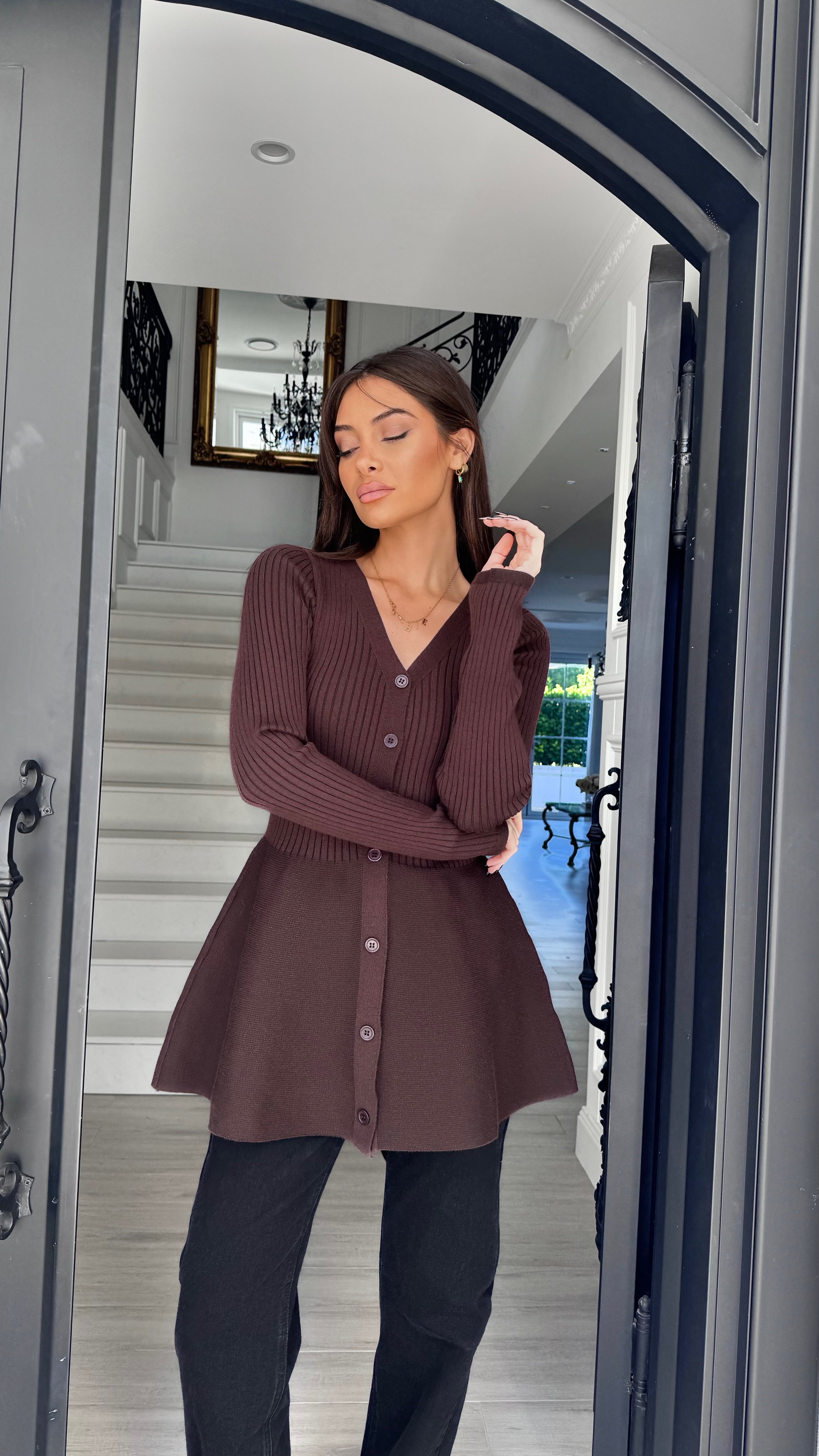 Babydoll knit tunic