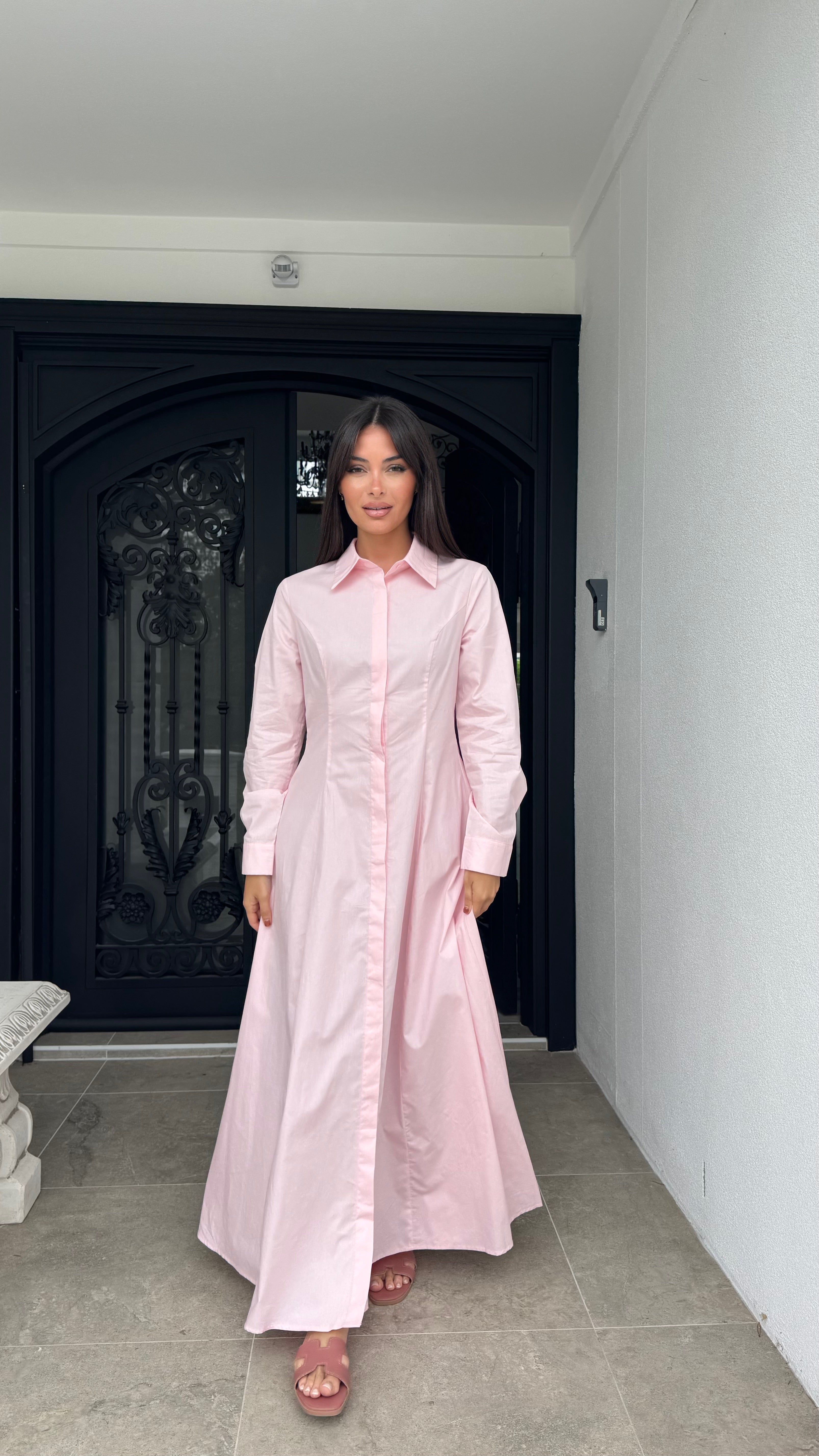 Effortless shirt dress