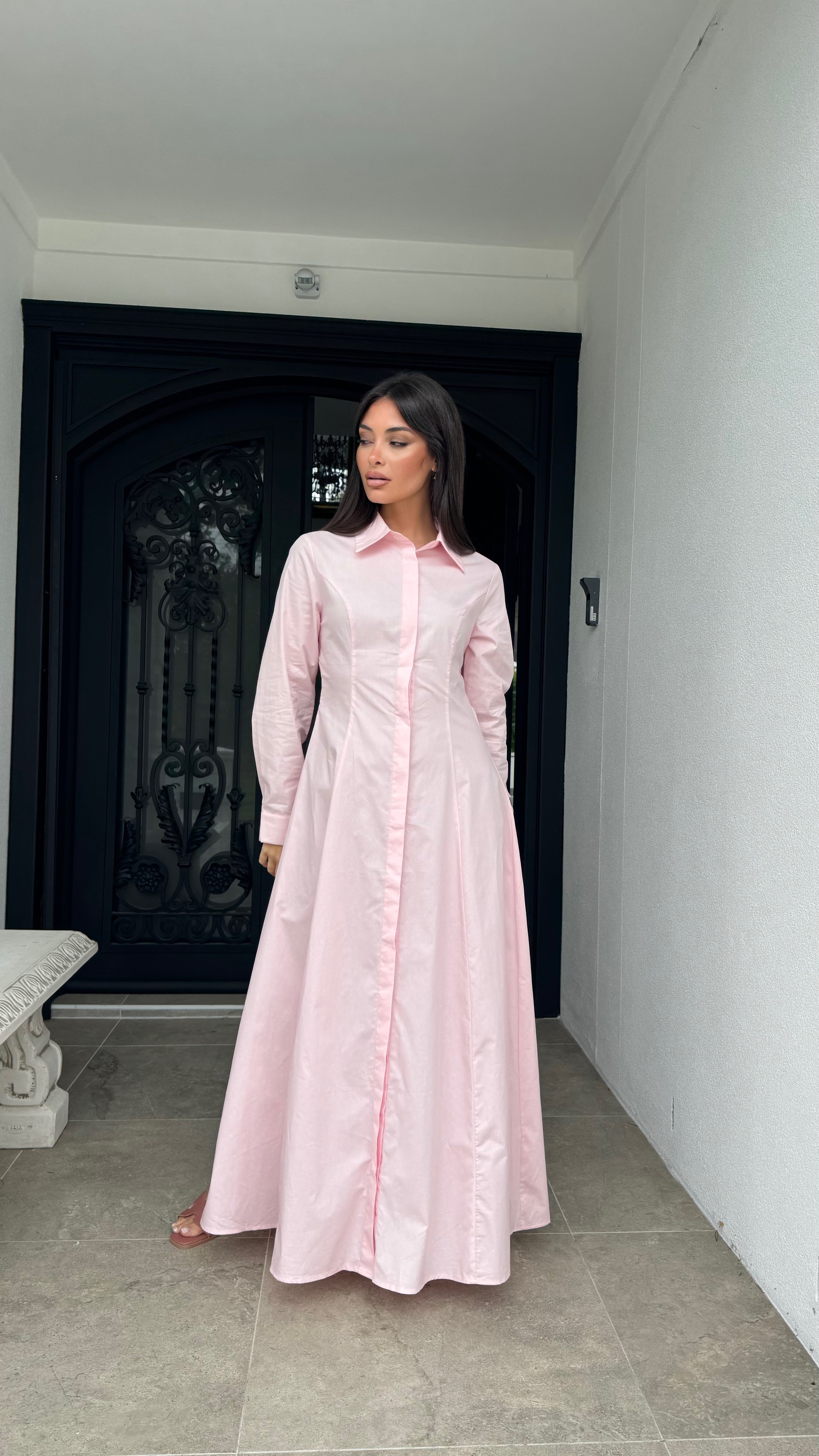 Effortless shirt dress