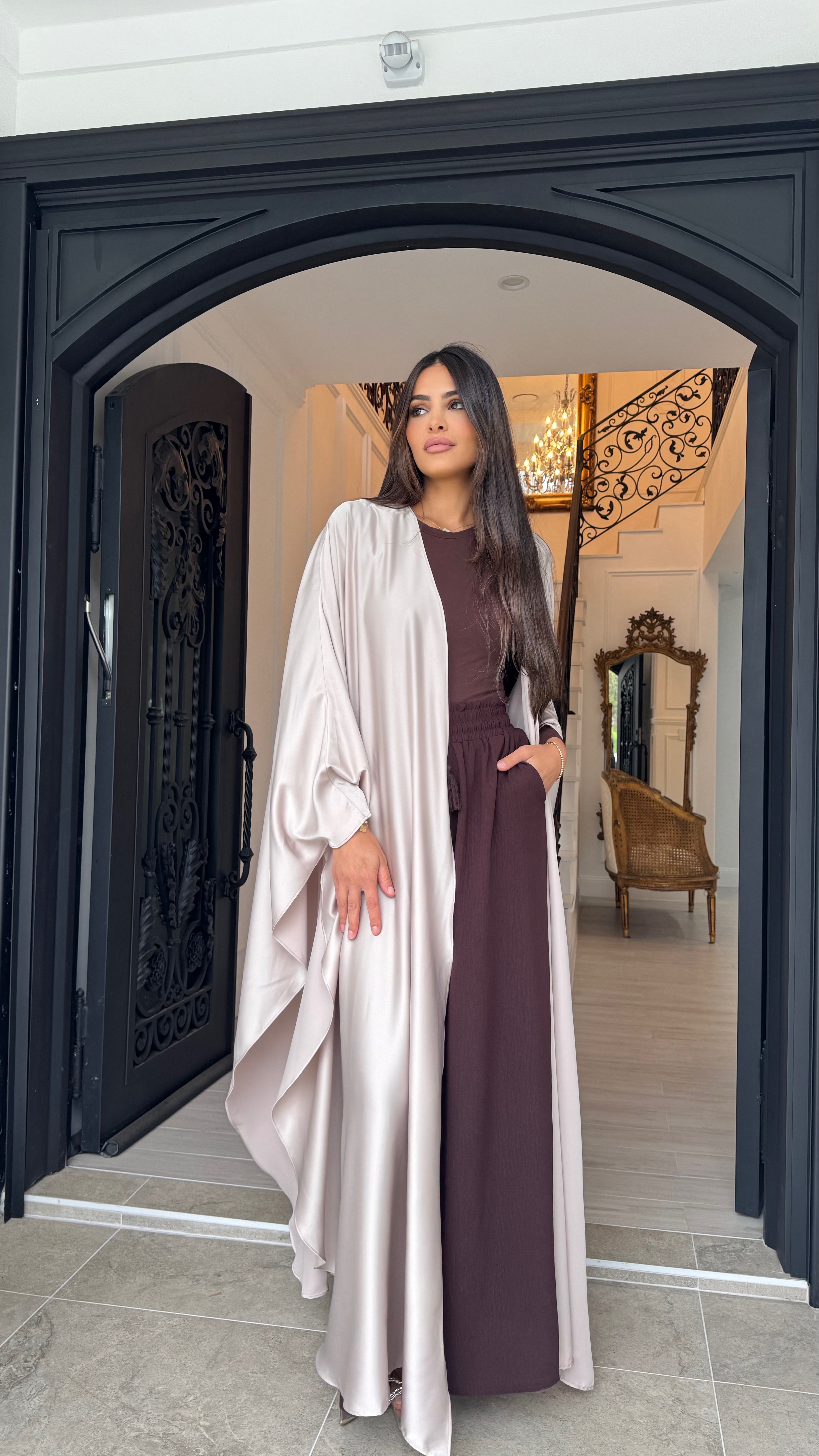 Alira Satin Cape