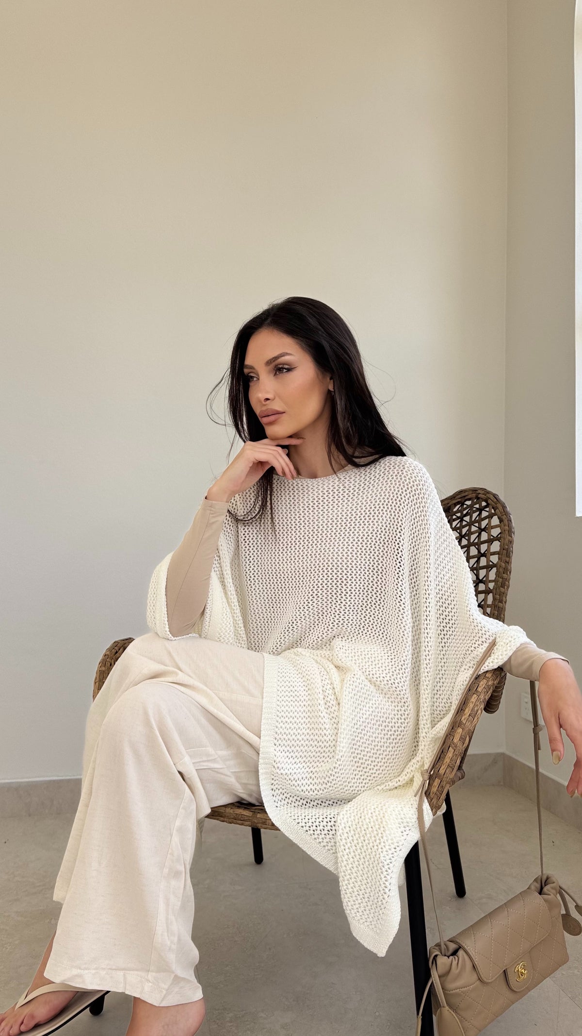 Crochet poncho