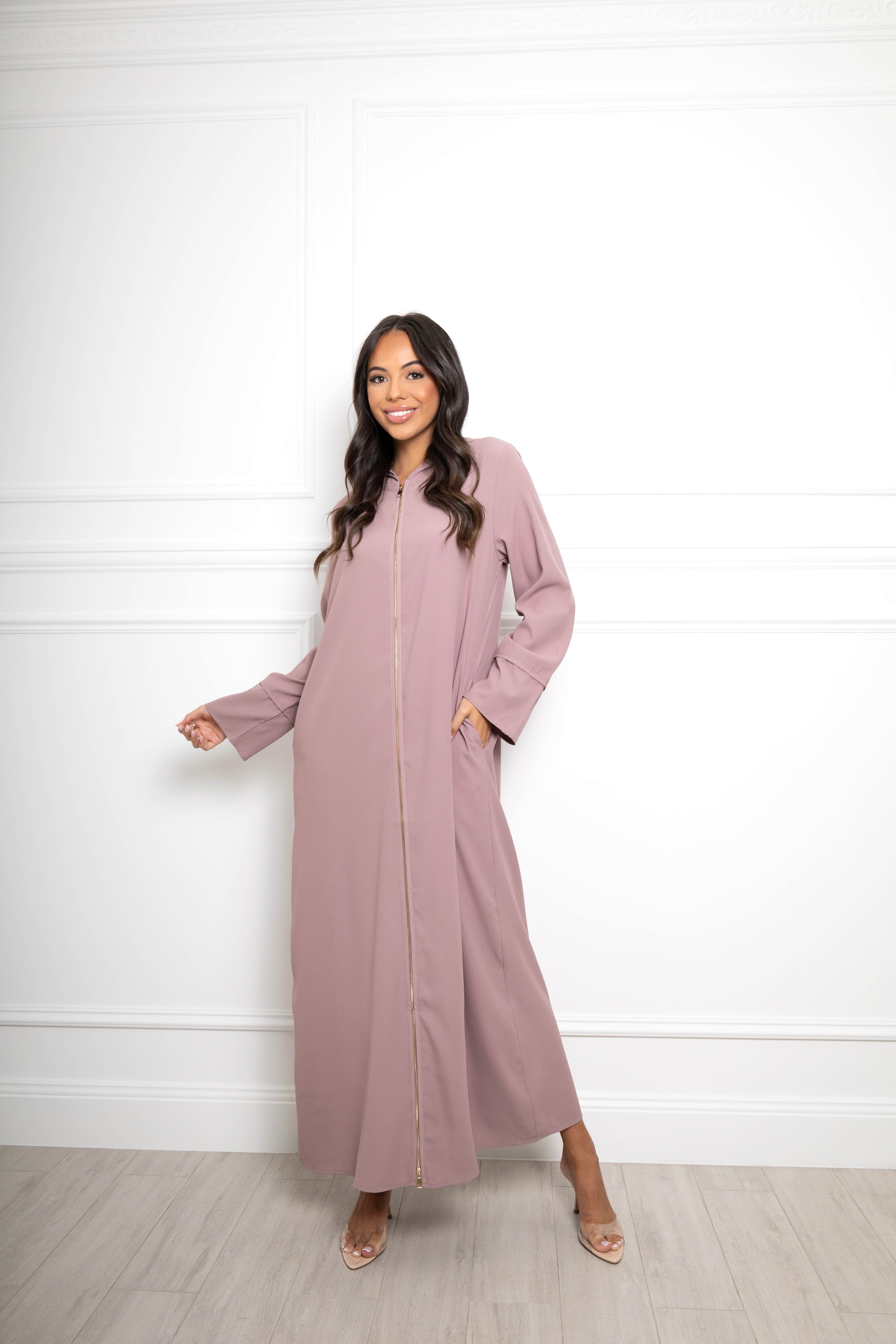 Nadirah zip Abaya