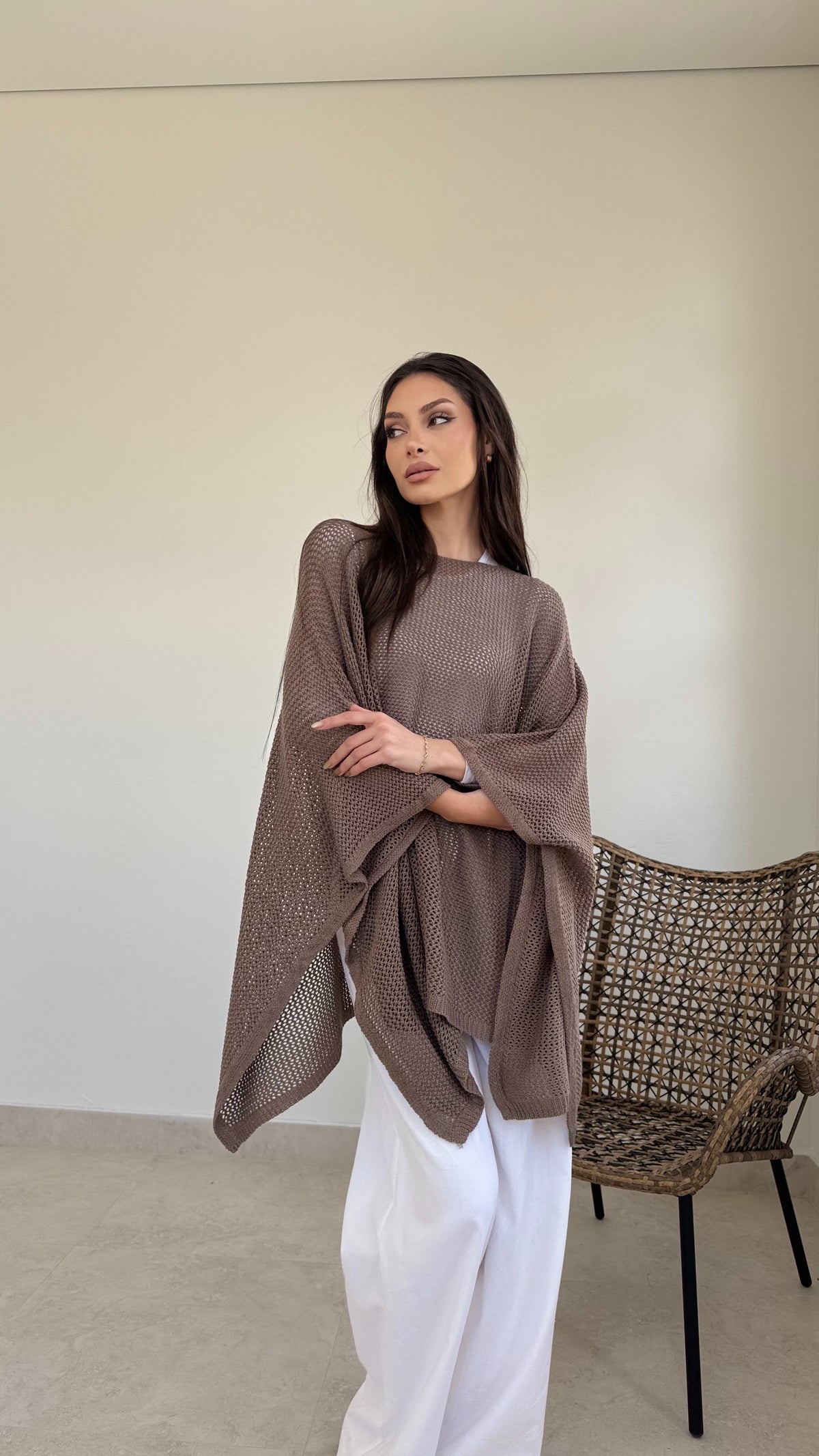 Crochet poncho
