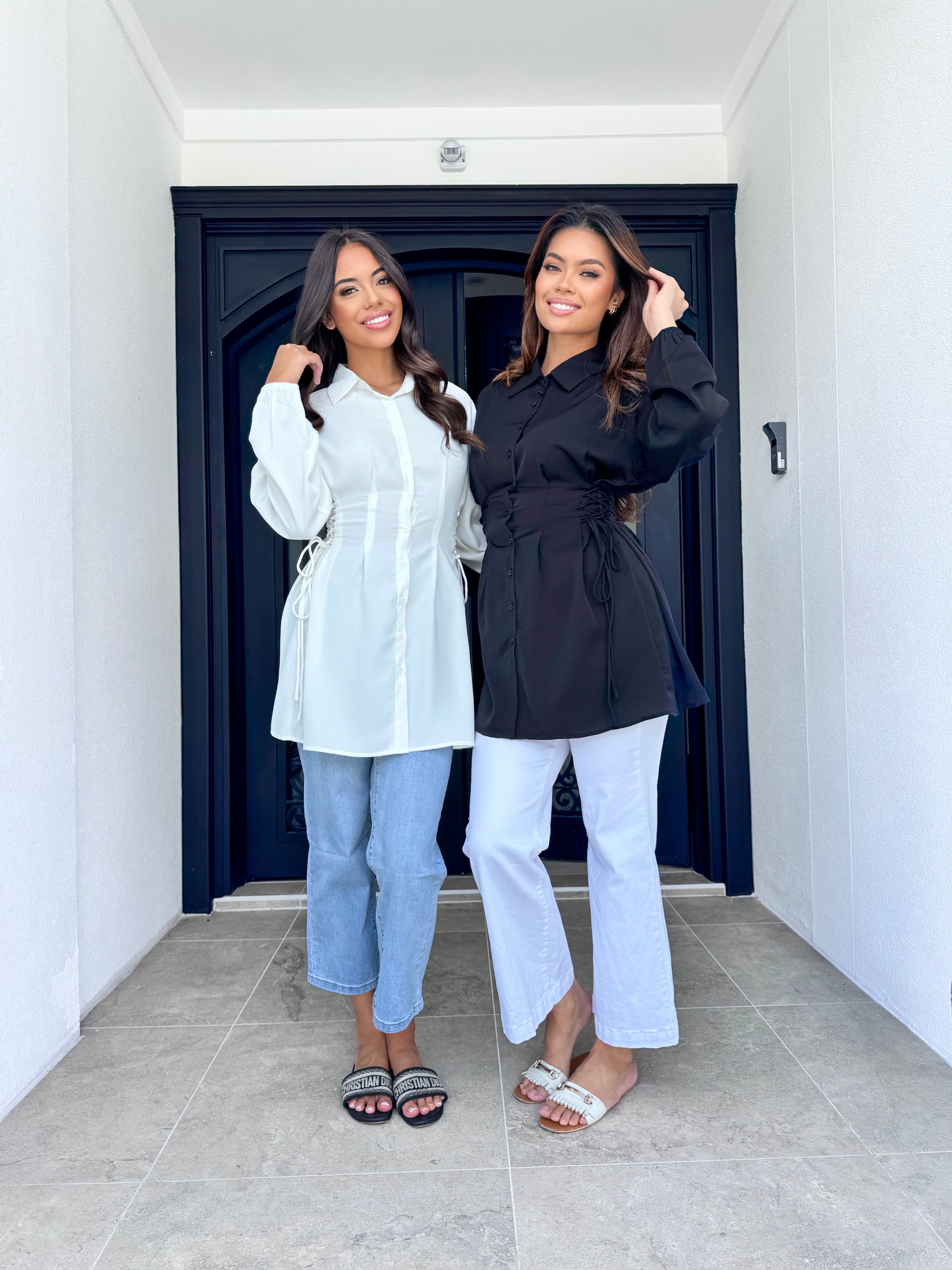 Side drawstring tunic