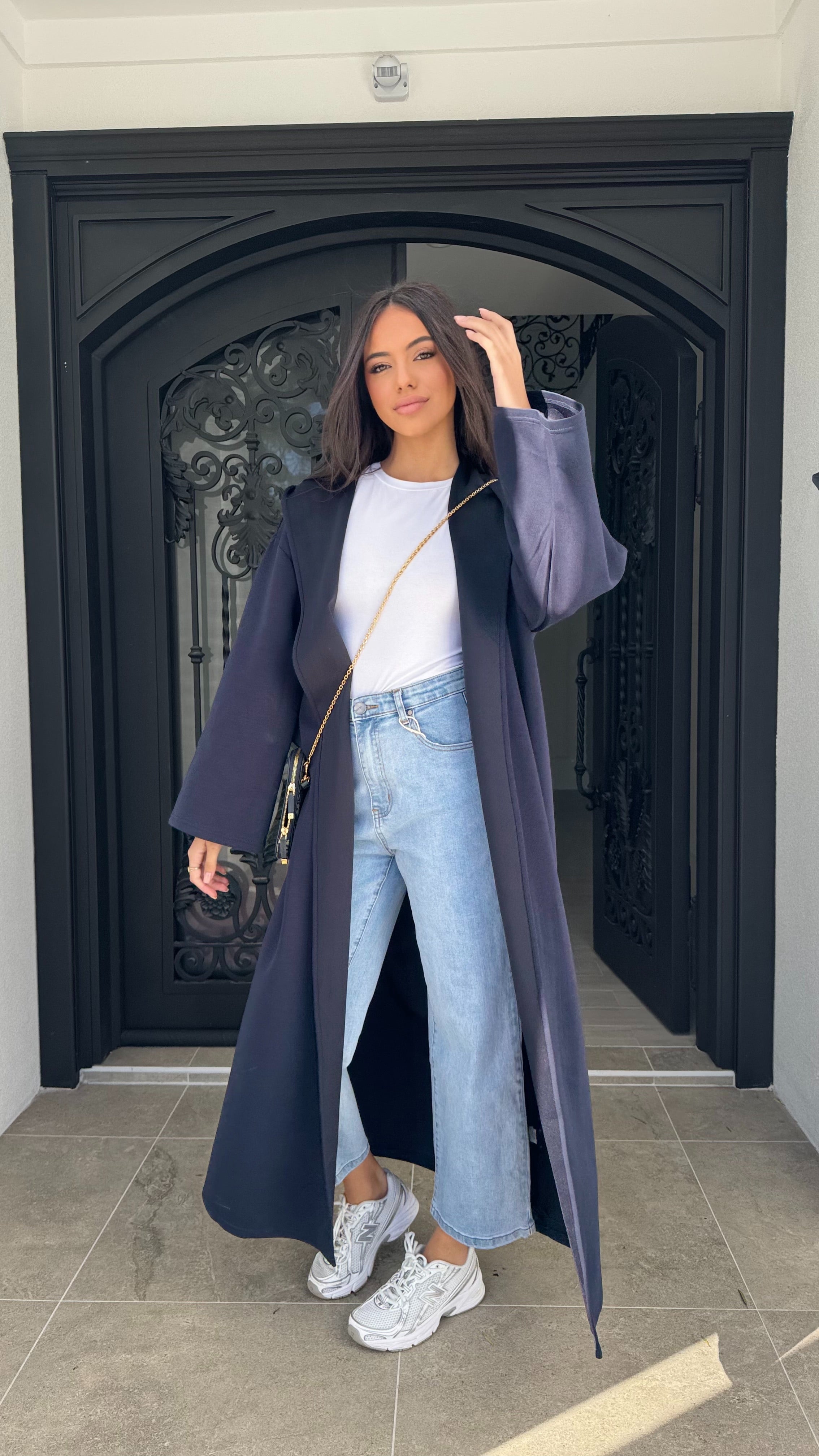 Ponte Hooded Cape