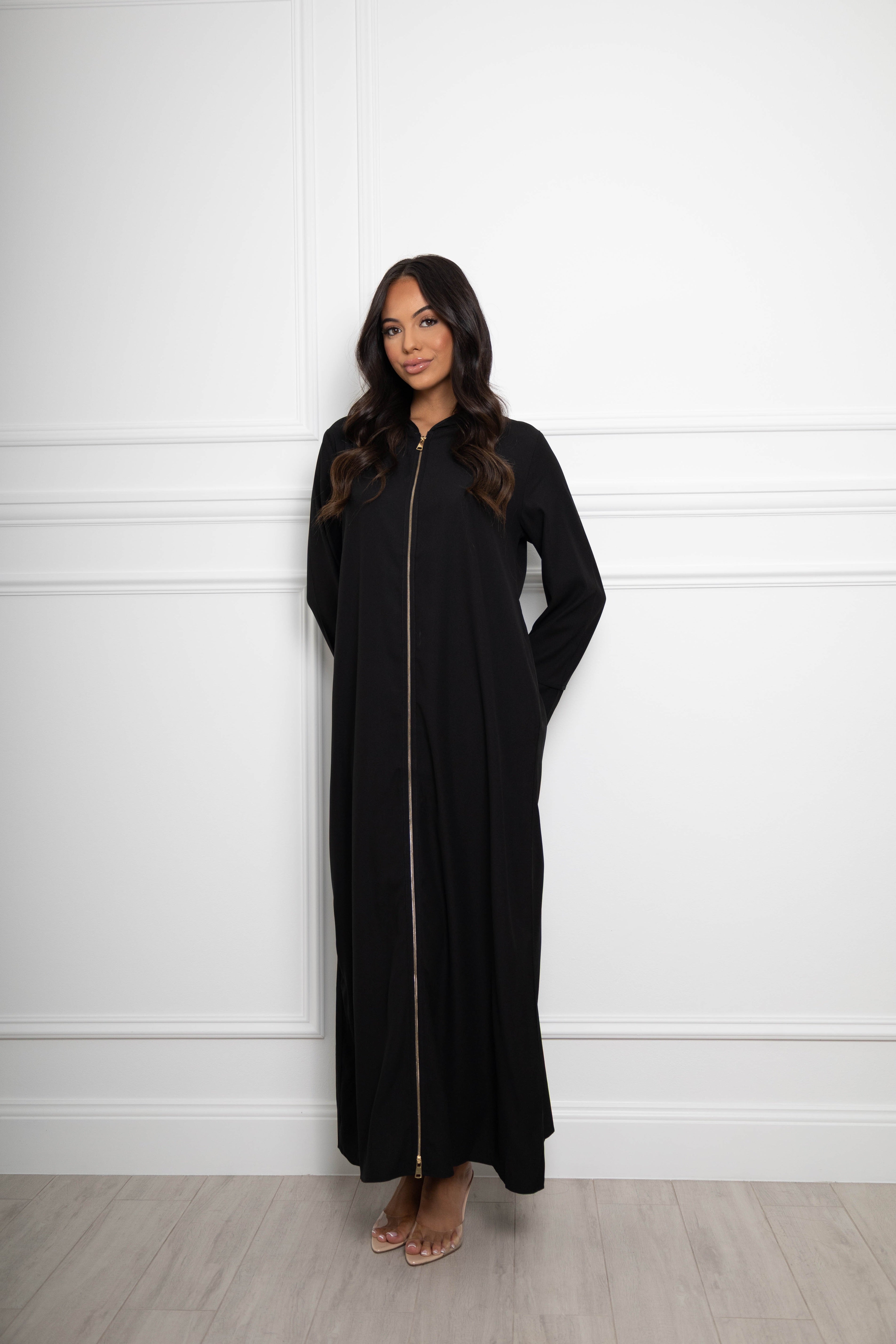 Nadirah zip Abaya