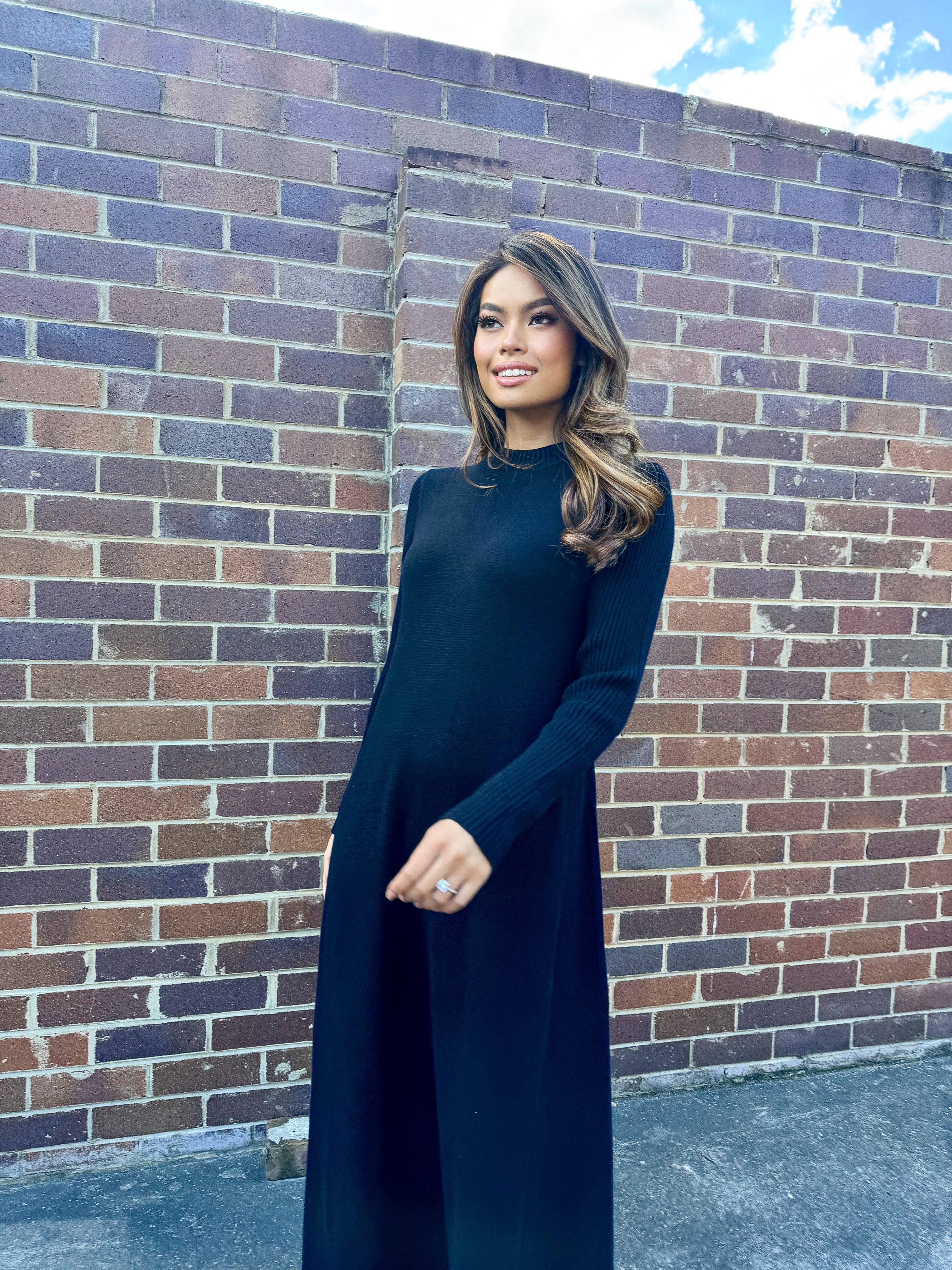 Flow on knit Maxi