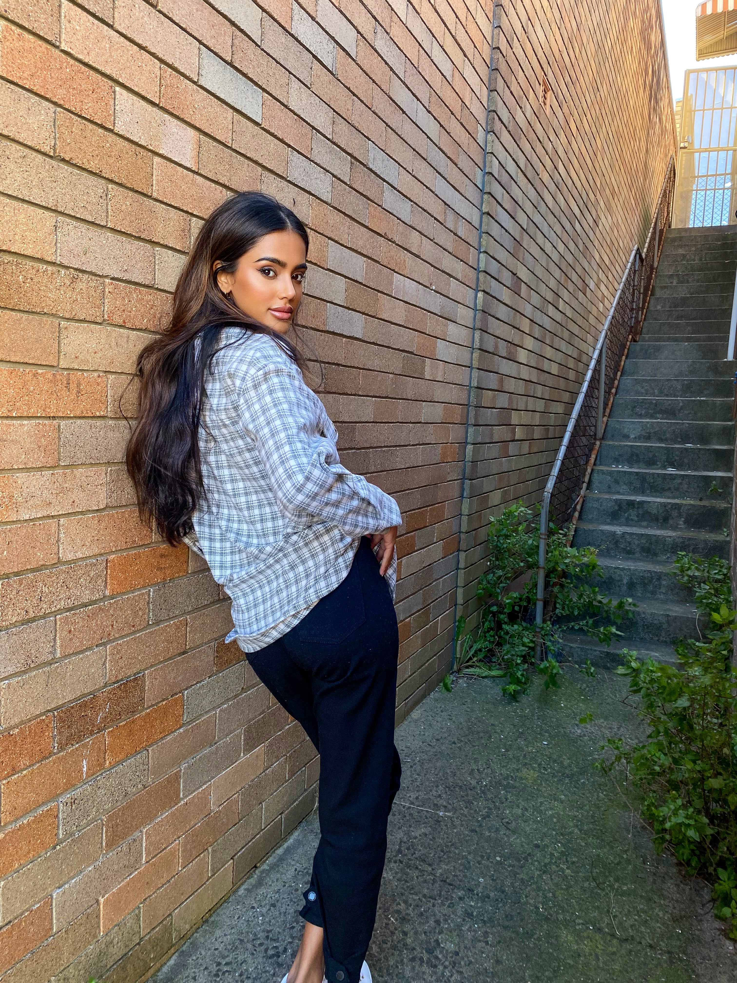 Stripe Shacket shirt