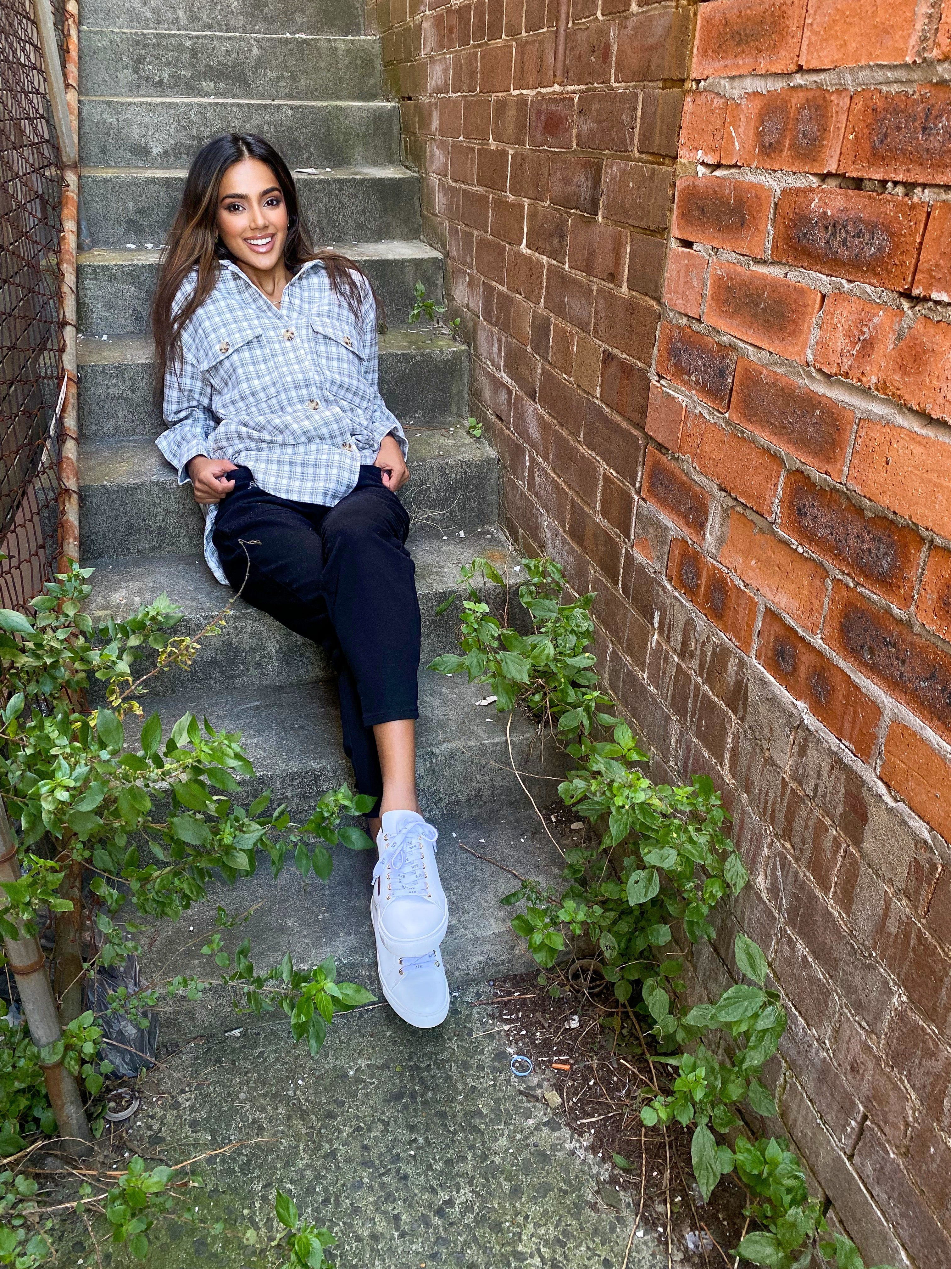 Stripe Shacket shirt