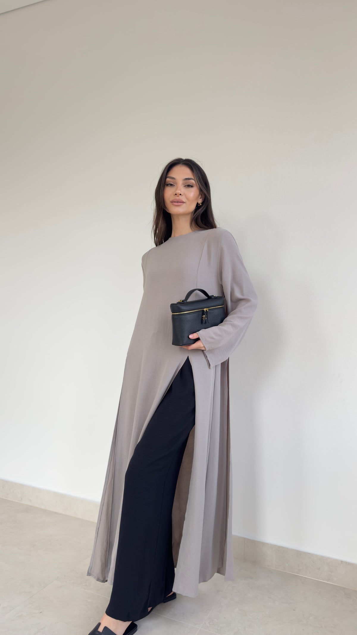 Modest split tunic