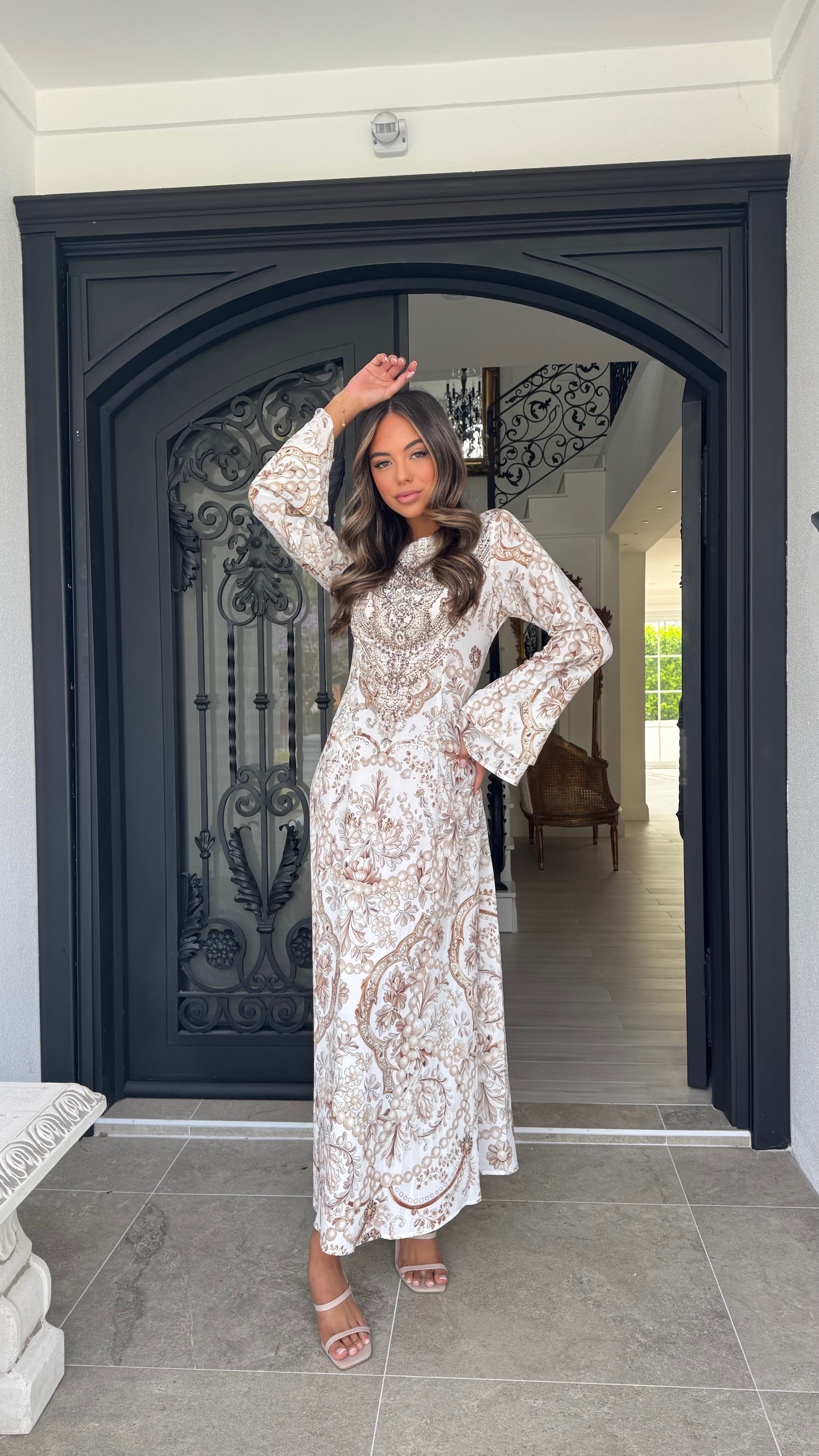 Luna embellished dress