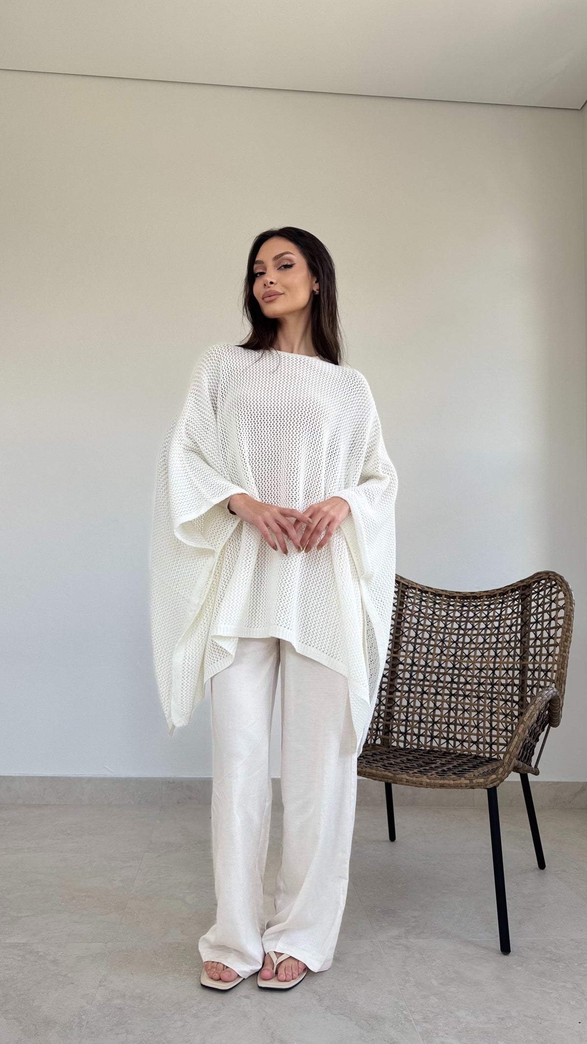 Crochet poncho